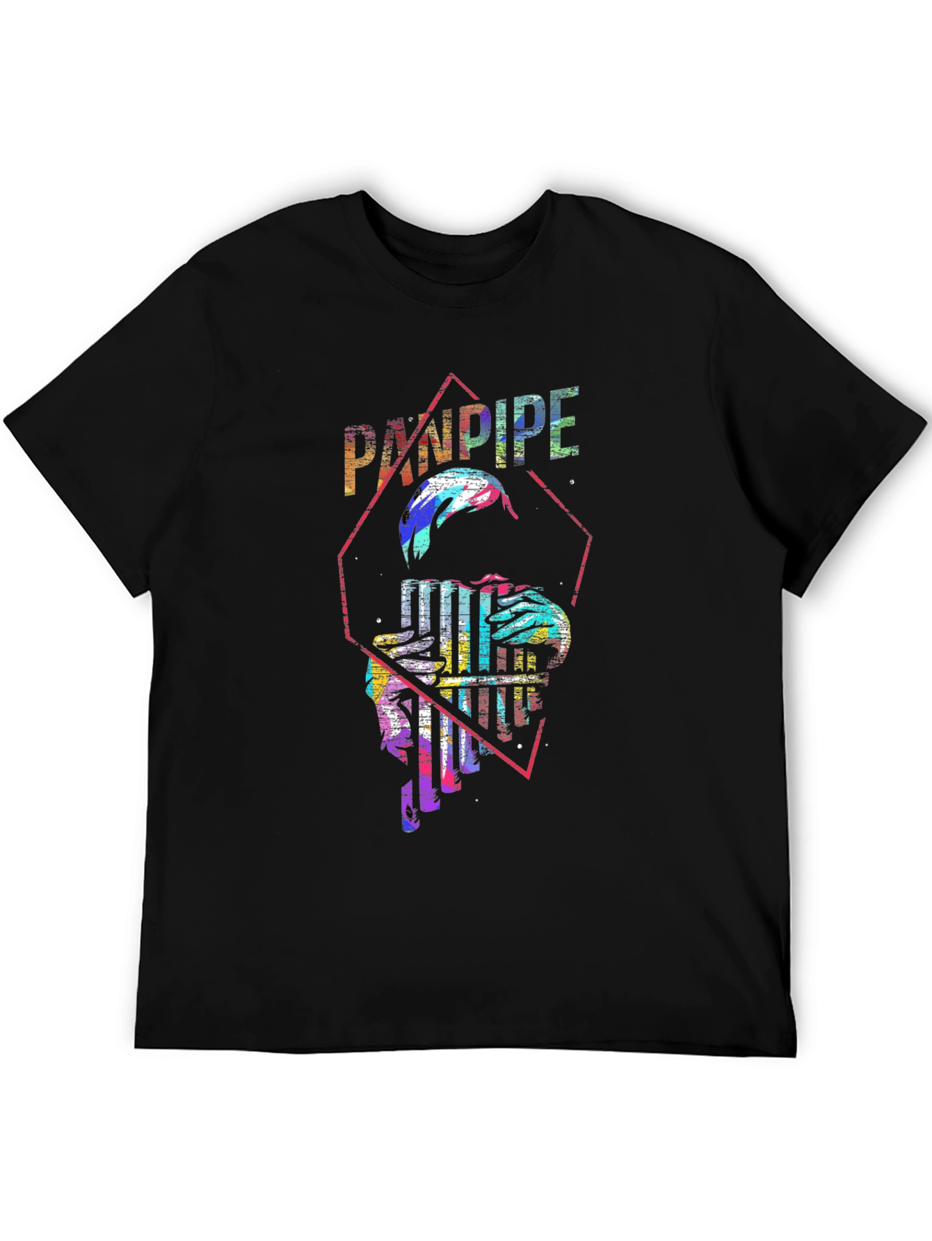 Panpipe Musical Instrument Graphic T-Shirt