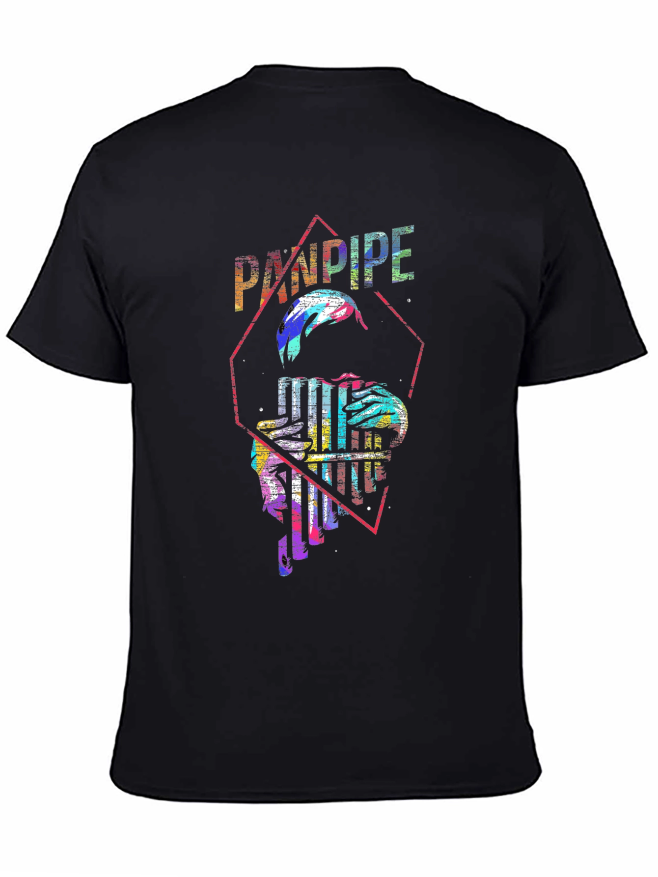 Panpipe Musical Instrument Graphic T-Shirt