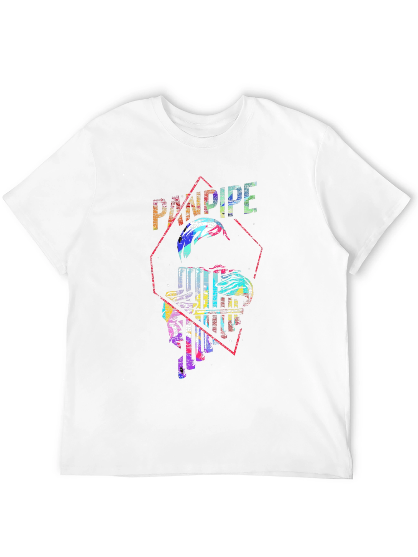 Panpipe Musical Instrument Graphic T-Shirt