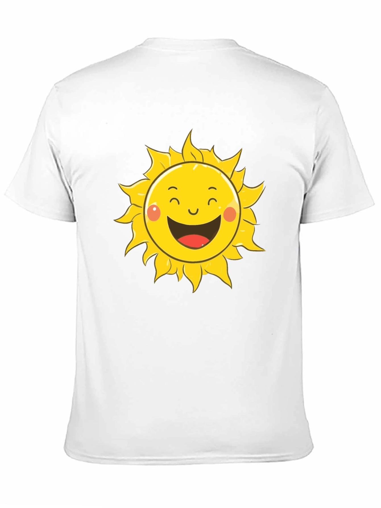 Happy Sun Graphic T-Shirt - Cheerful Summer Style