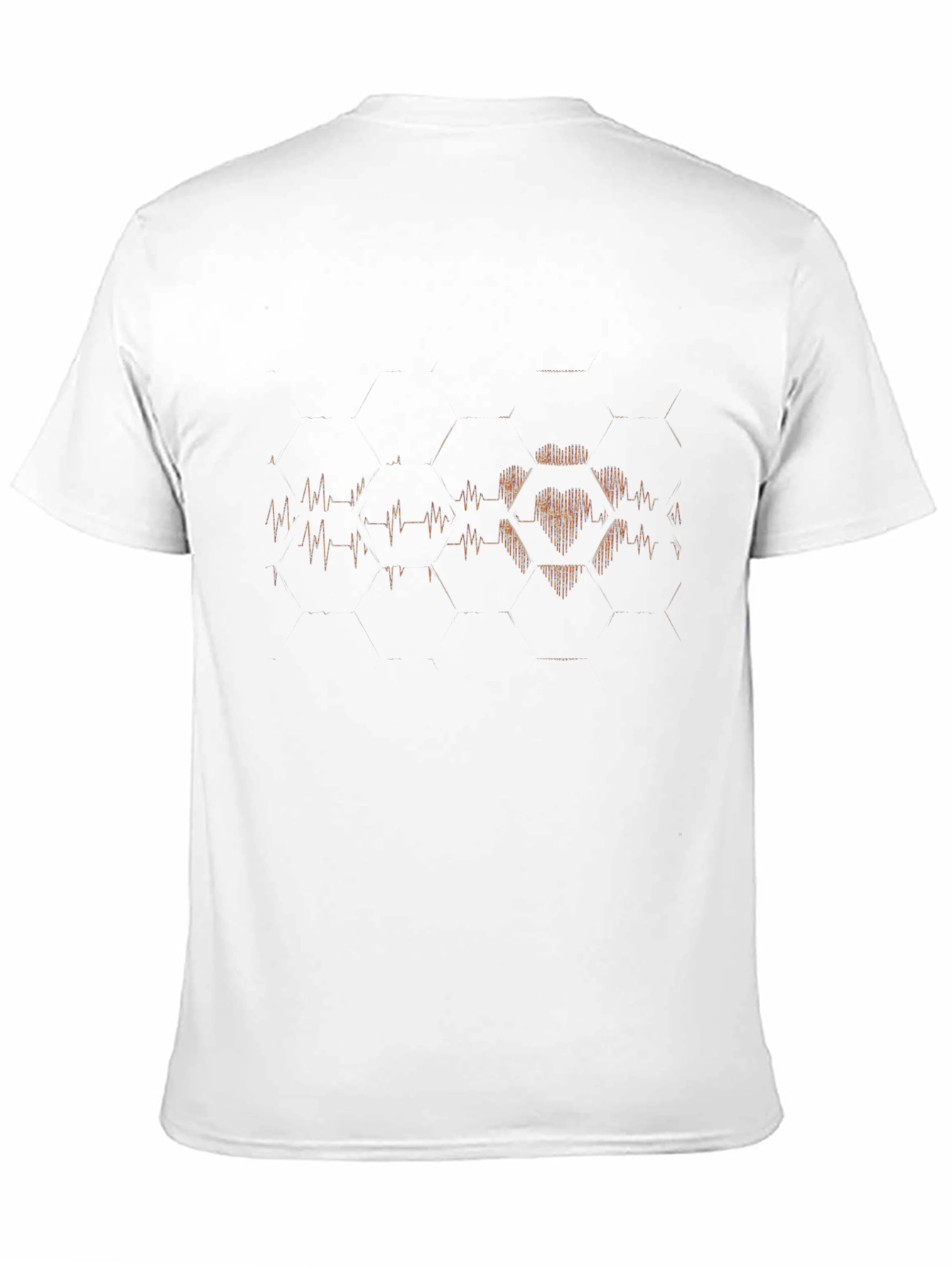 Heartbeat Graphic Tee - Stylish Black T-Shirt