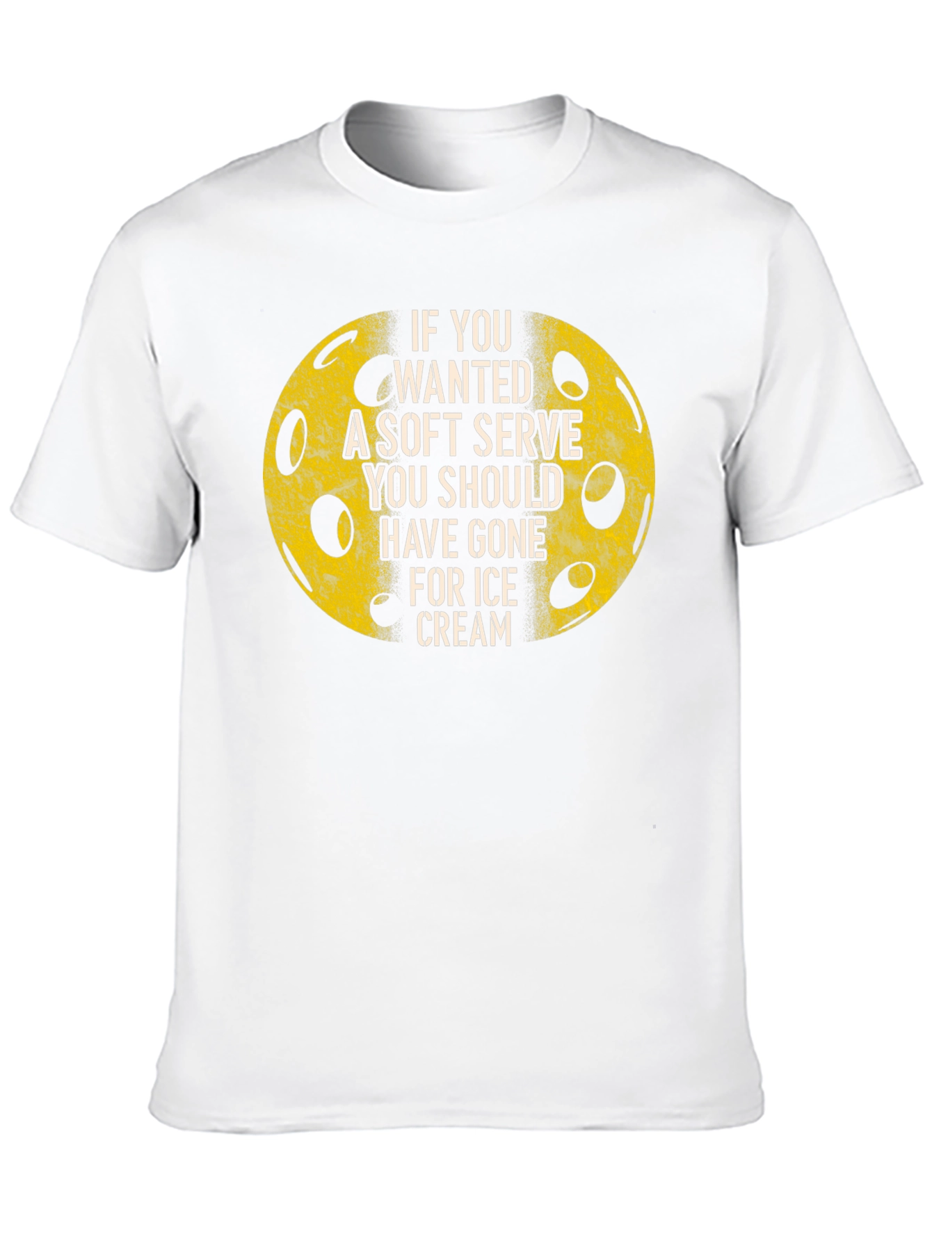 Funny Pickleball T-Shirt - Soft Serve Ice Cream