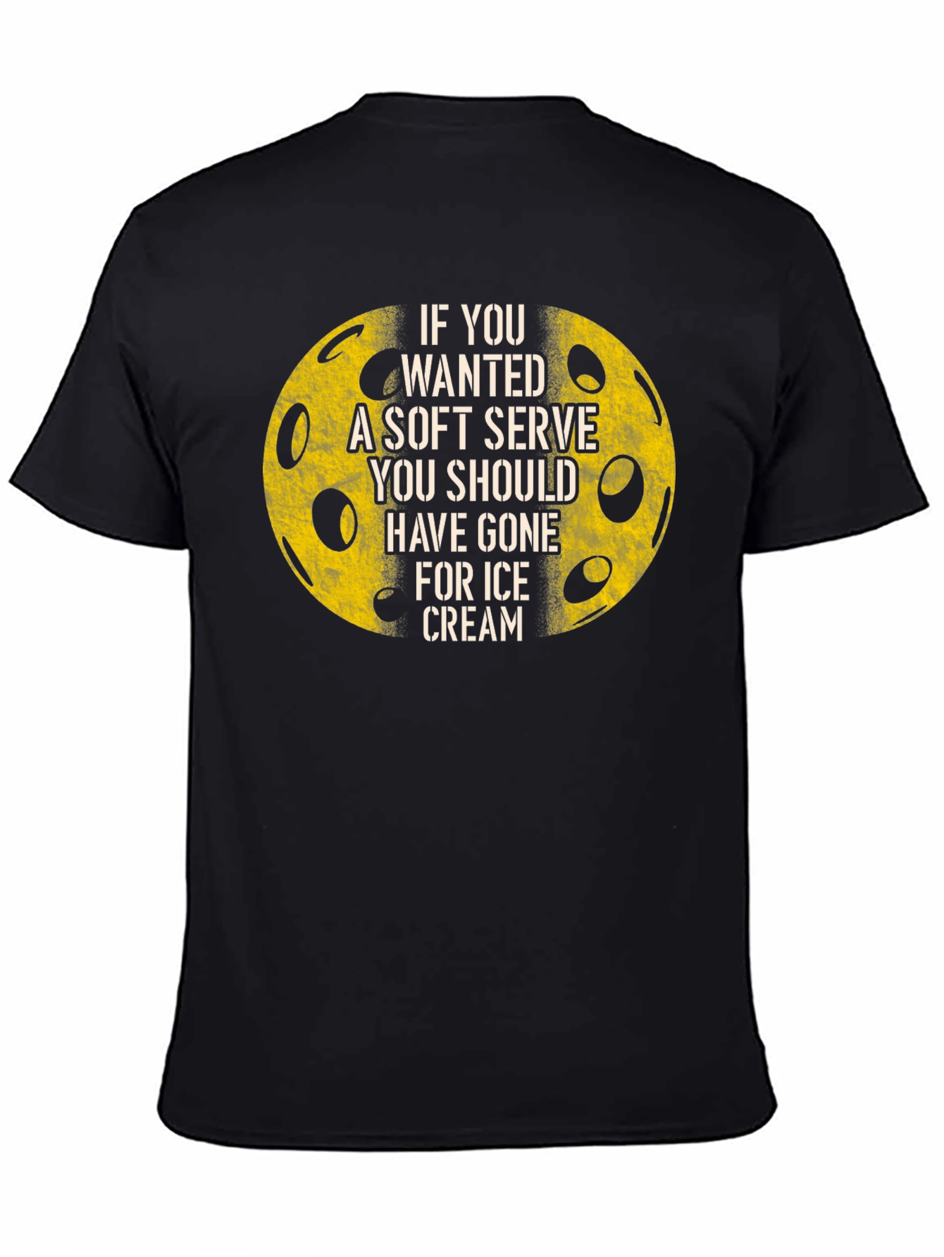 Funny Pickleball T-Shirt - Soft Serve Ice Cream