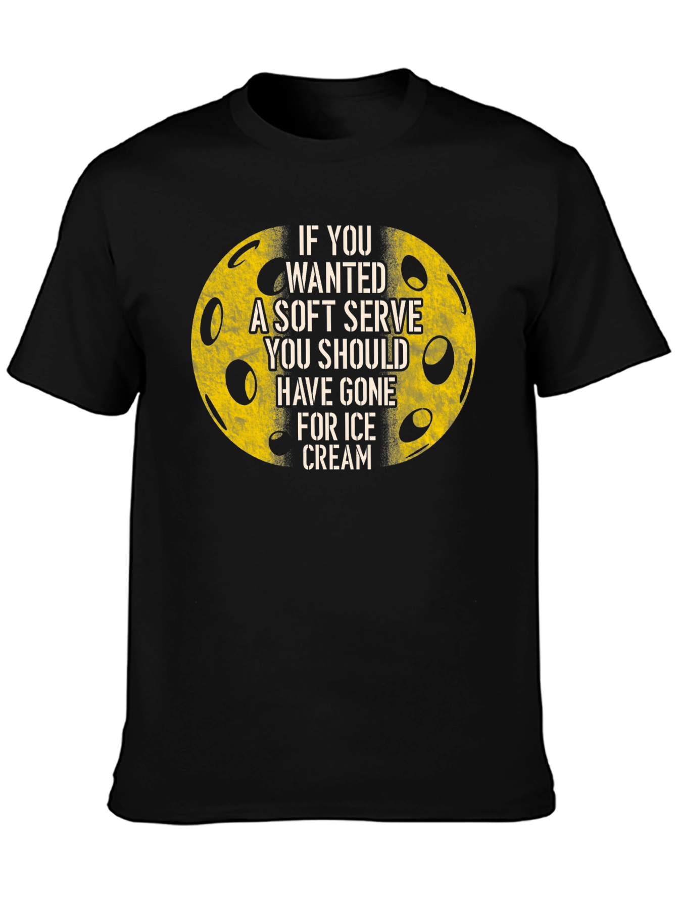 Funny Pickleball T-Shirt - Soft Serve Ice Cream