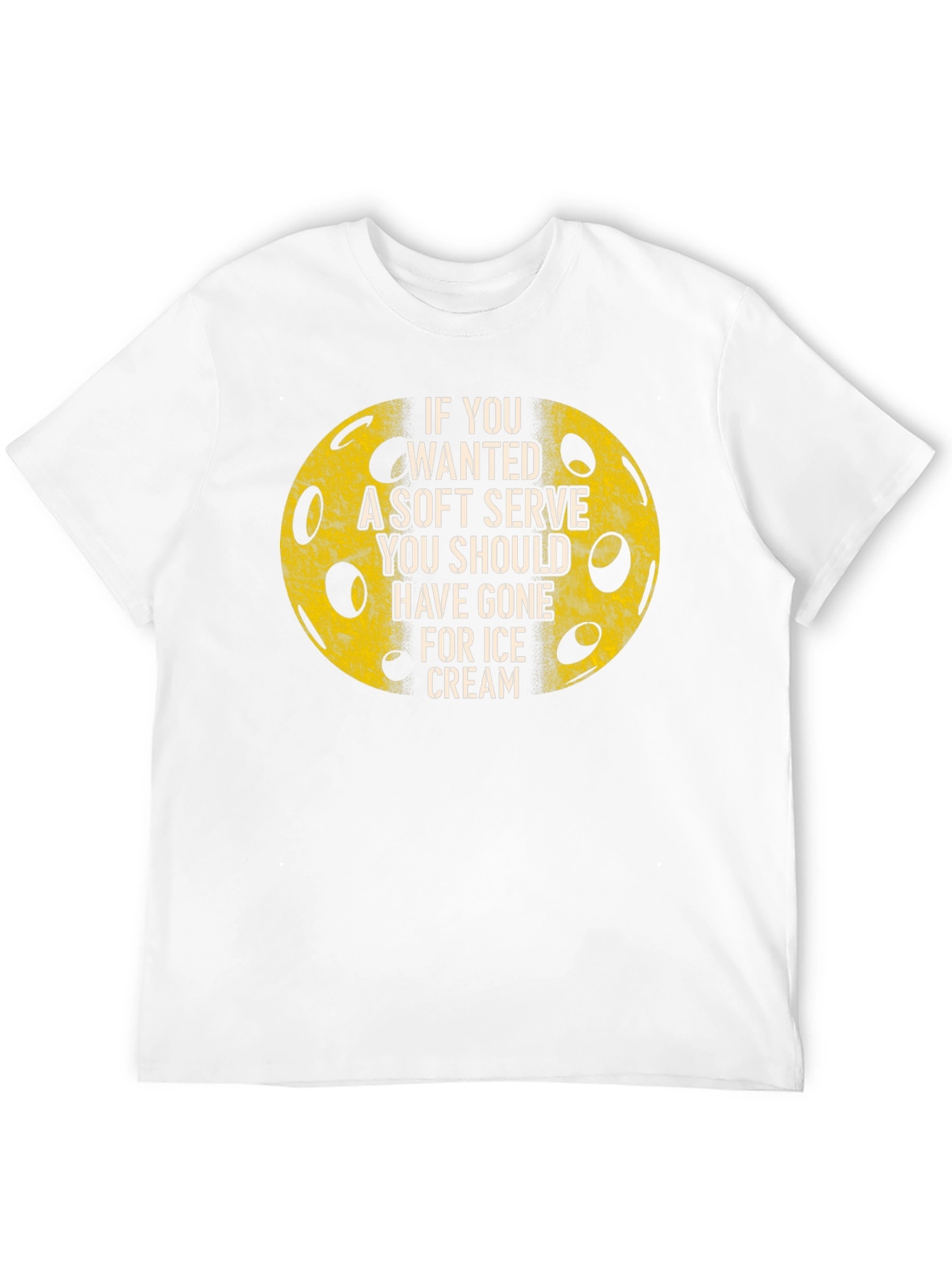 Funny Pickleball T-Shirt - Soft Serve Ice Cream