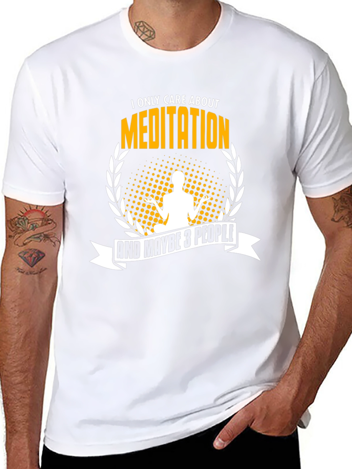 Meditation Graphic T-Shirt - I Only Care About Meditation