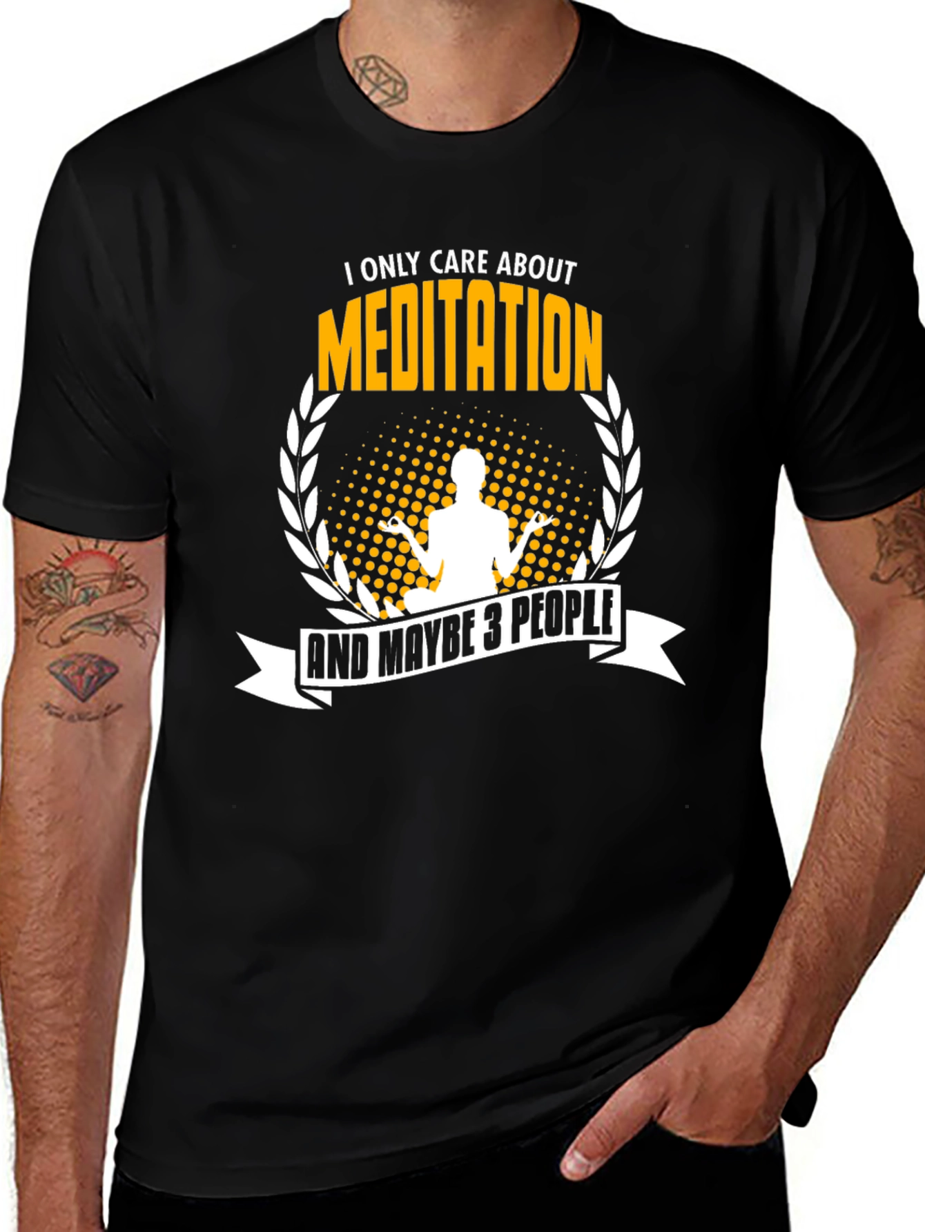 Meditation Graphic T-Shirt - I Only Care About Meditation