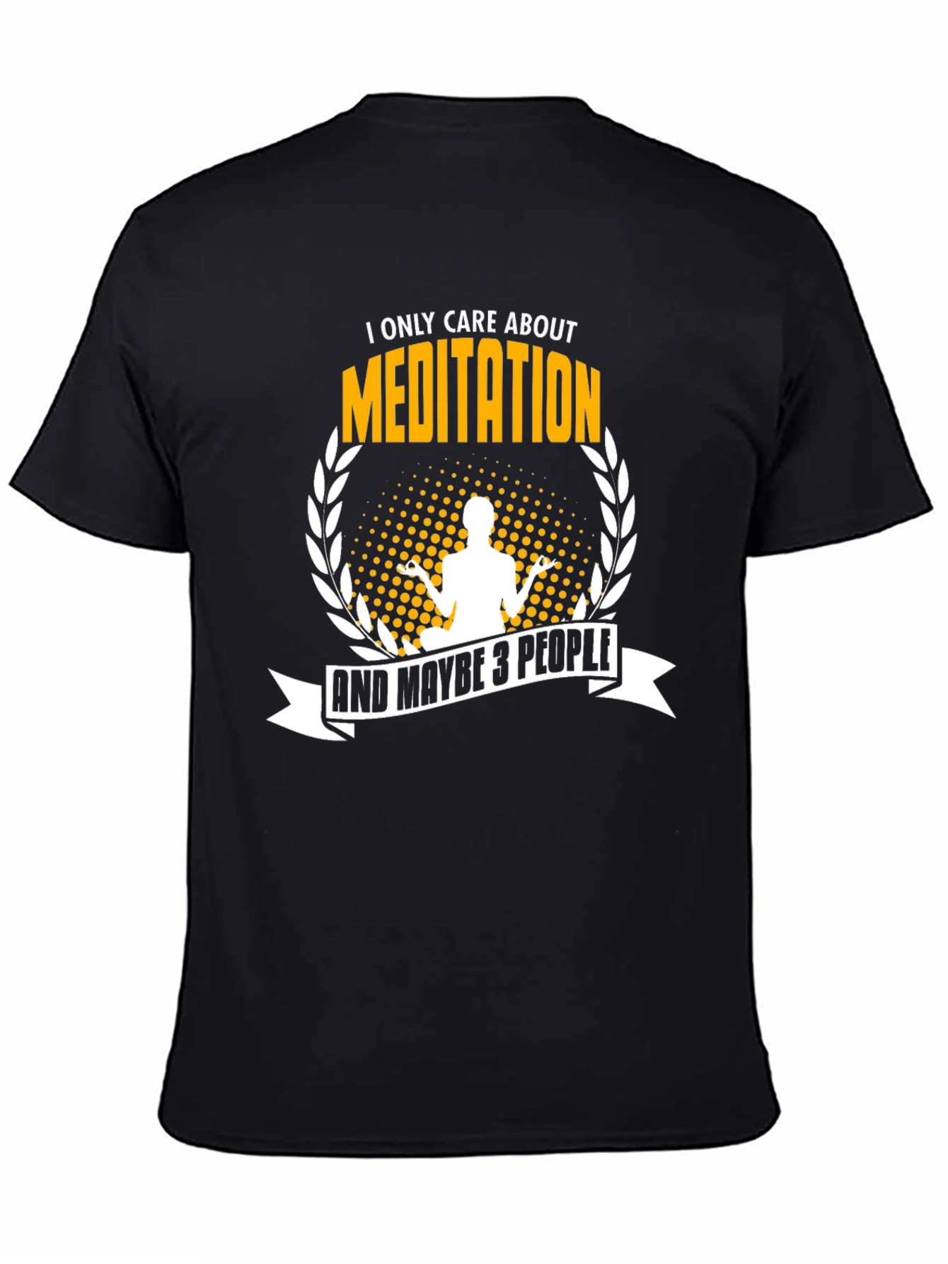 Meditation Graphic T-Shirt - I Only Care About Meditation