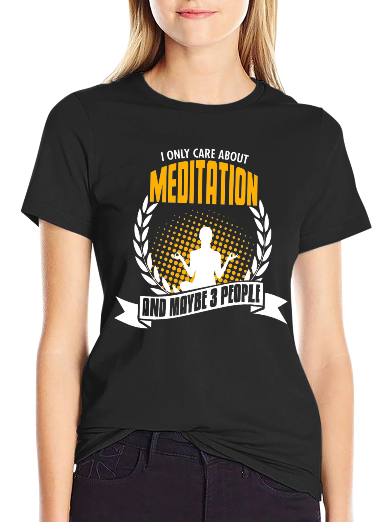 Meditation Graphic T-Shirt - I Only Care About Meditation