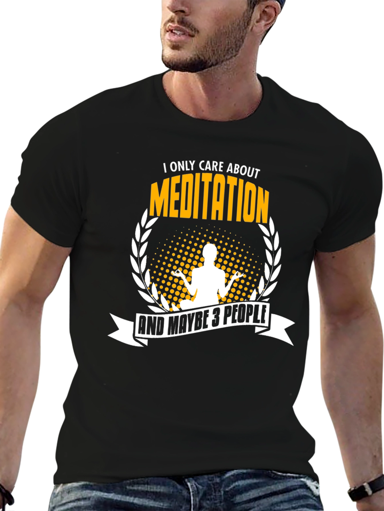 Meditation Graphic T-Shirt - I Only Care About Meditation