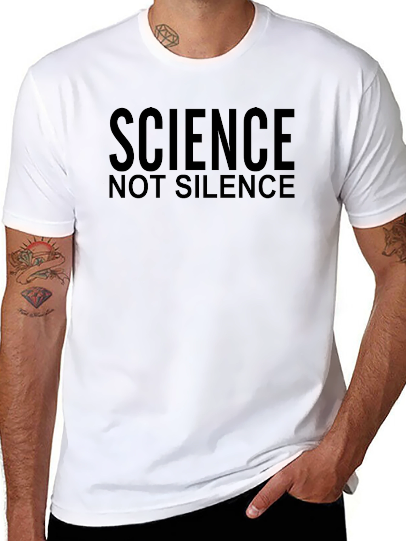 Science Not Silence Graphic Tee - Unisex