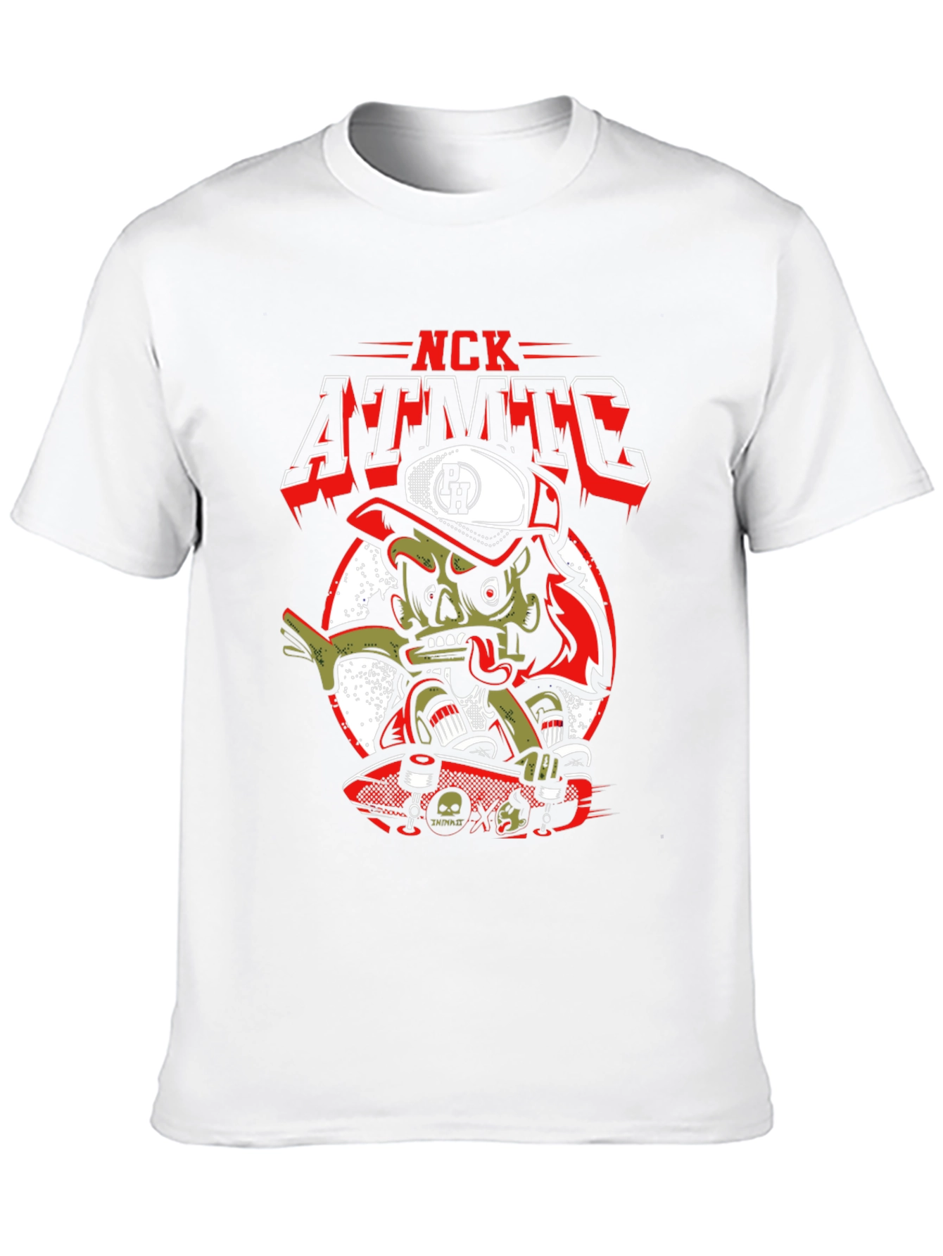 NCK ATMTC Graphic Print Black T-Shirt