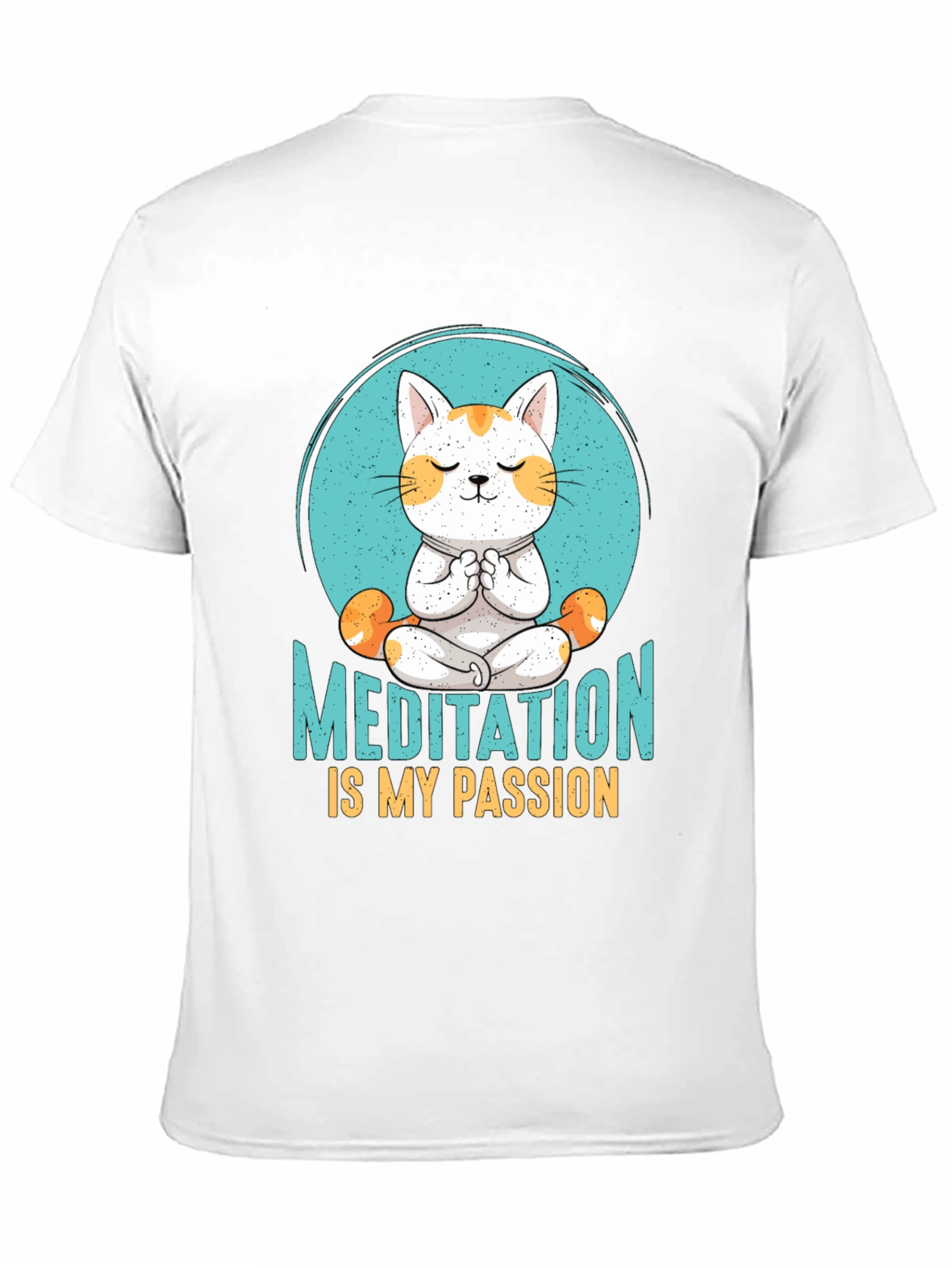 Meditation Cat T-Shirt: Find Your Zen
