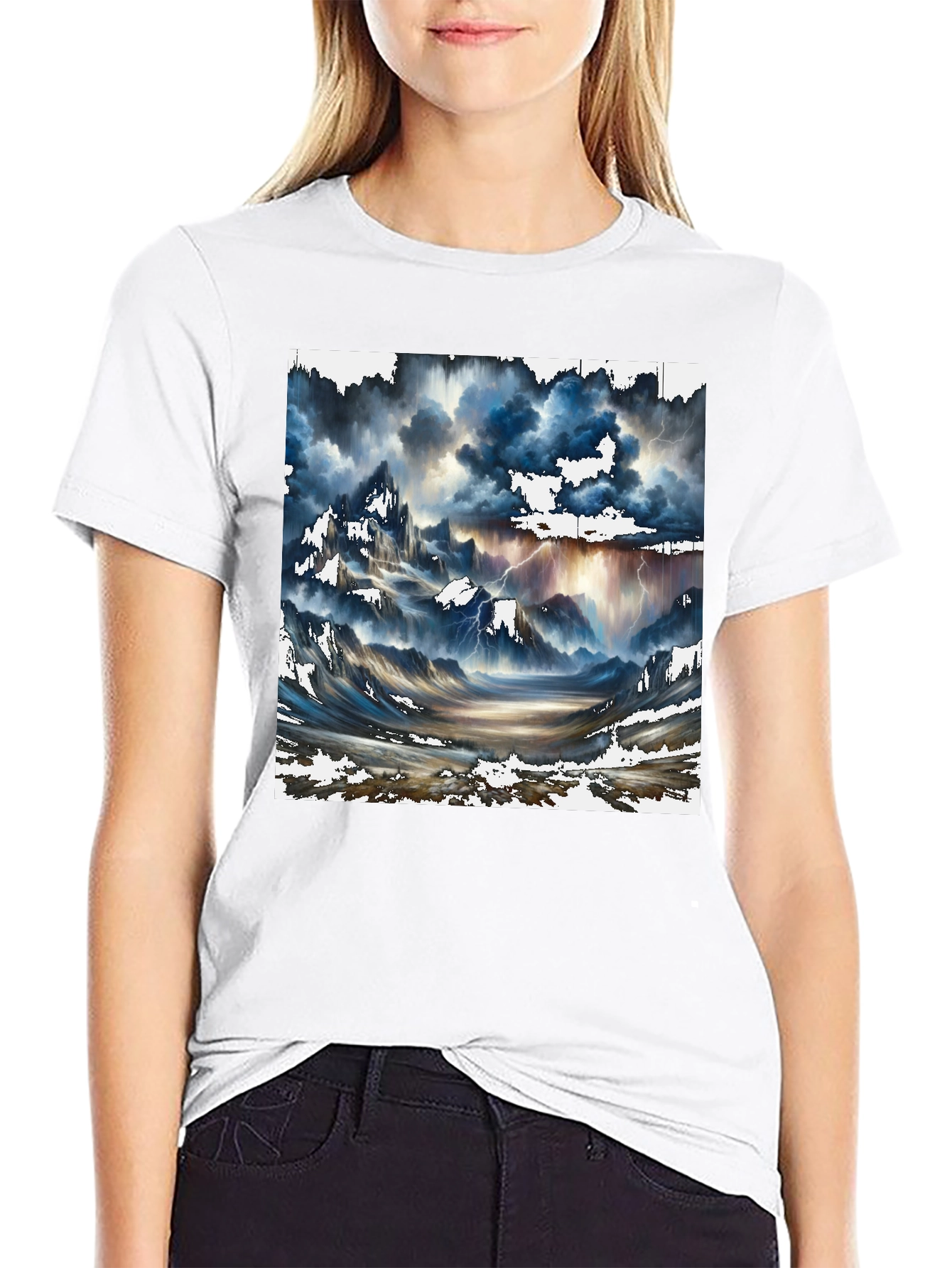 Stormy Landscape Graphic Tee