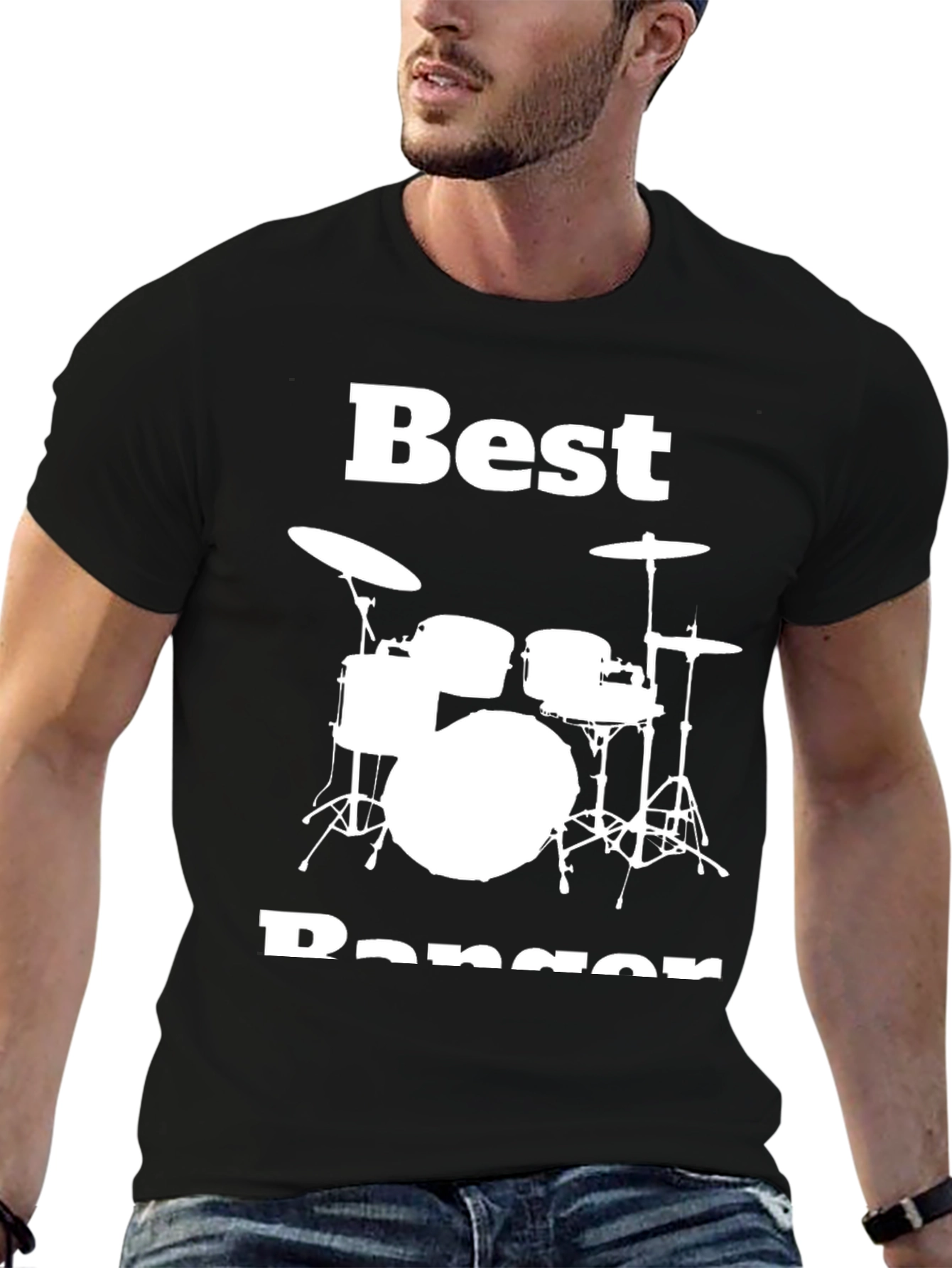 Best Banger Drum Set Graphic T-Shirt