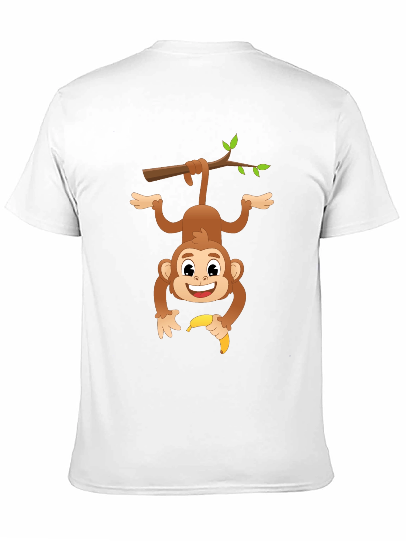 Monkeying Around Graphic Tee - Black