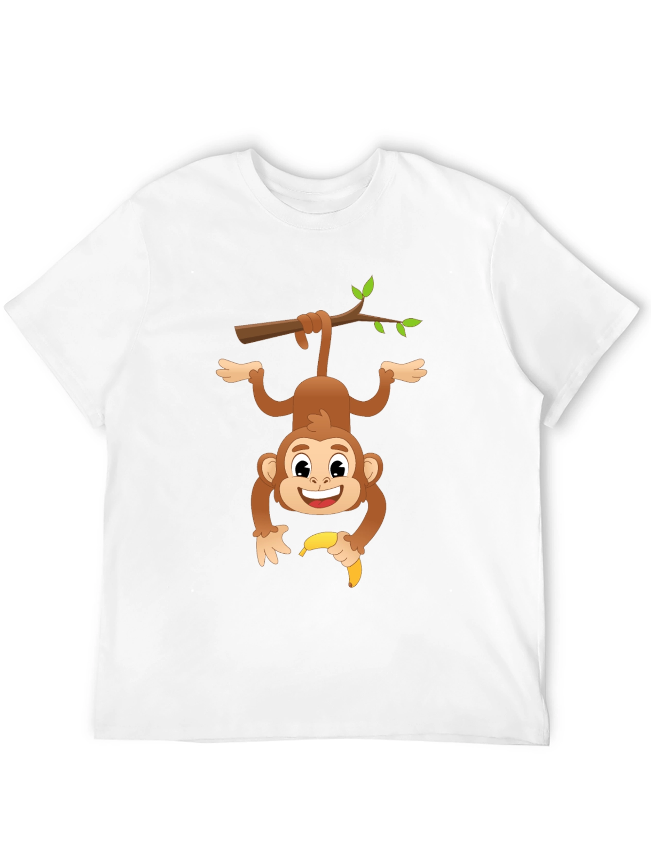Monkeying Around Graphic Tee - Black