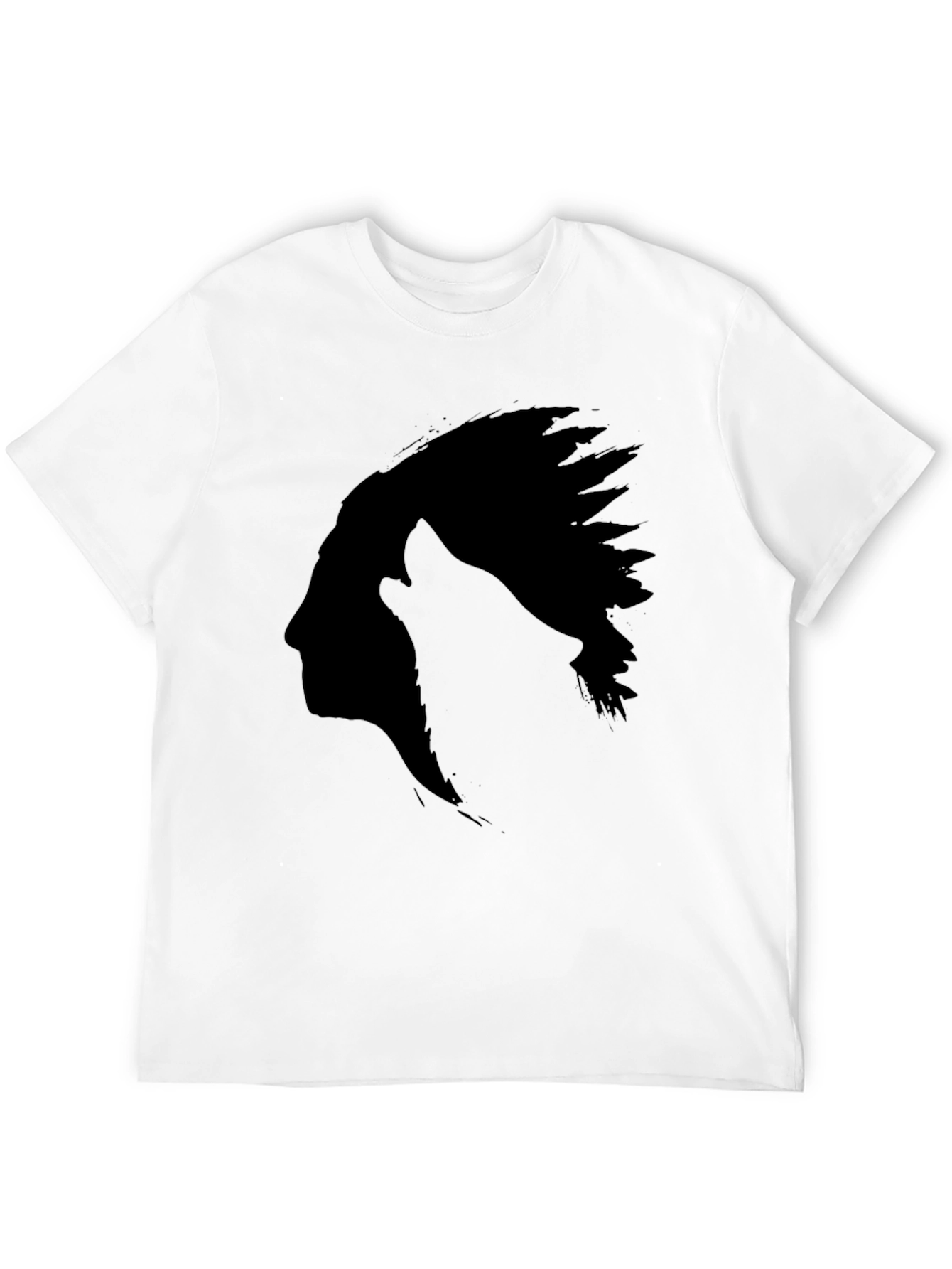 Black Native American Silhouette T-Shirt