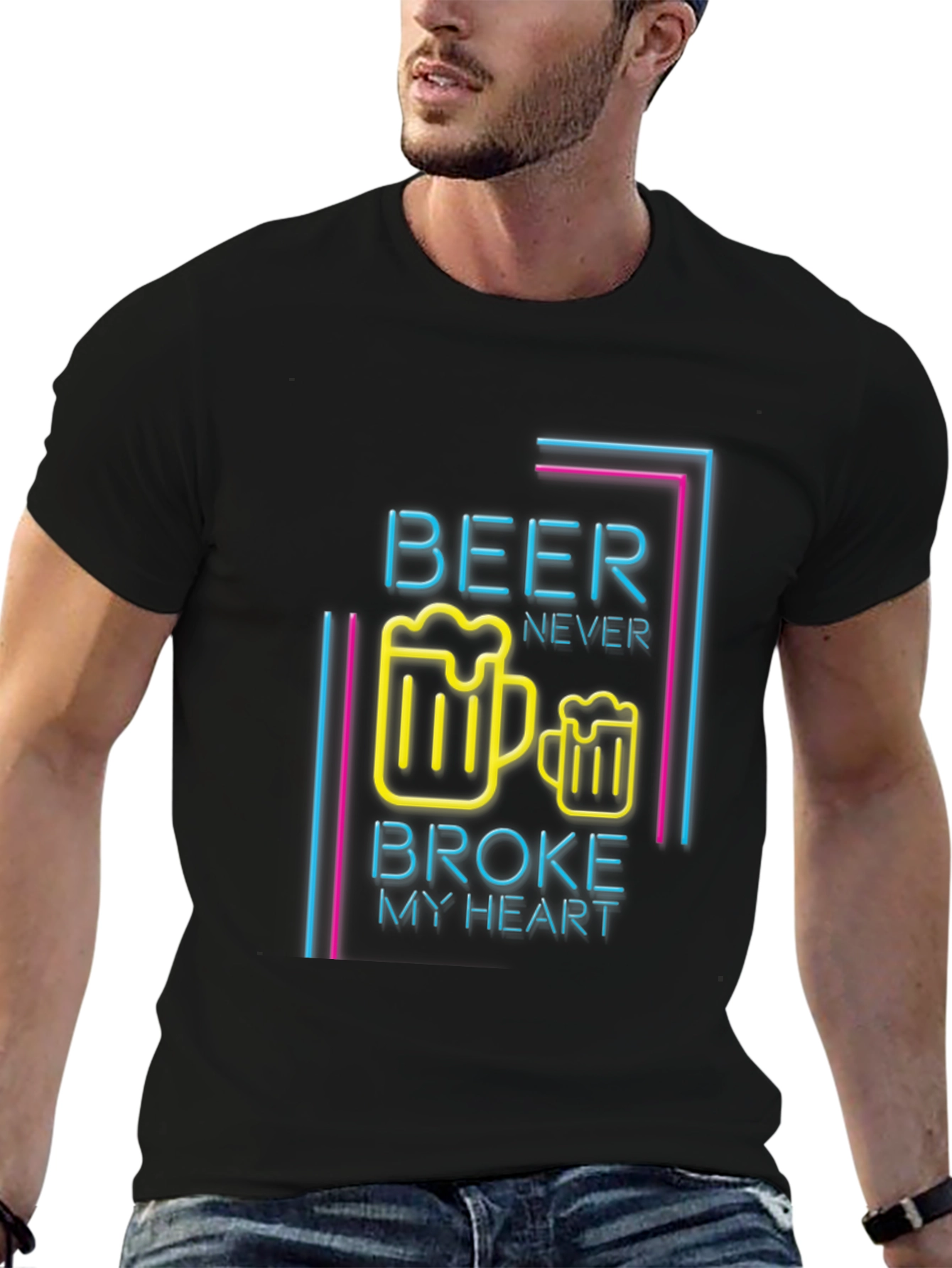 Beer Never Broke My Heart Graphic Tee