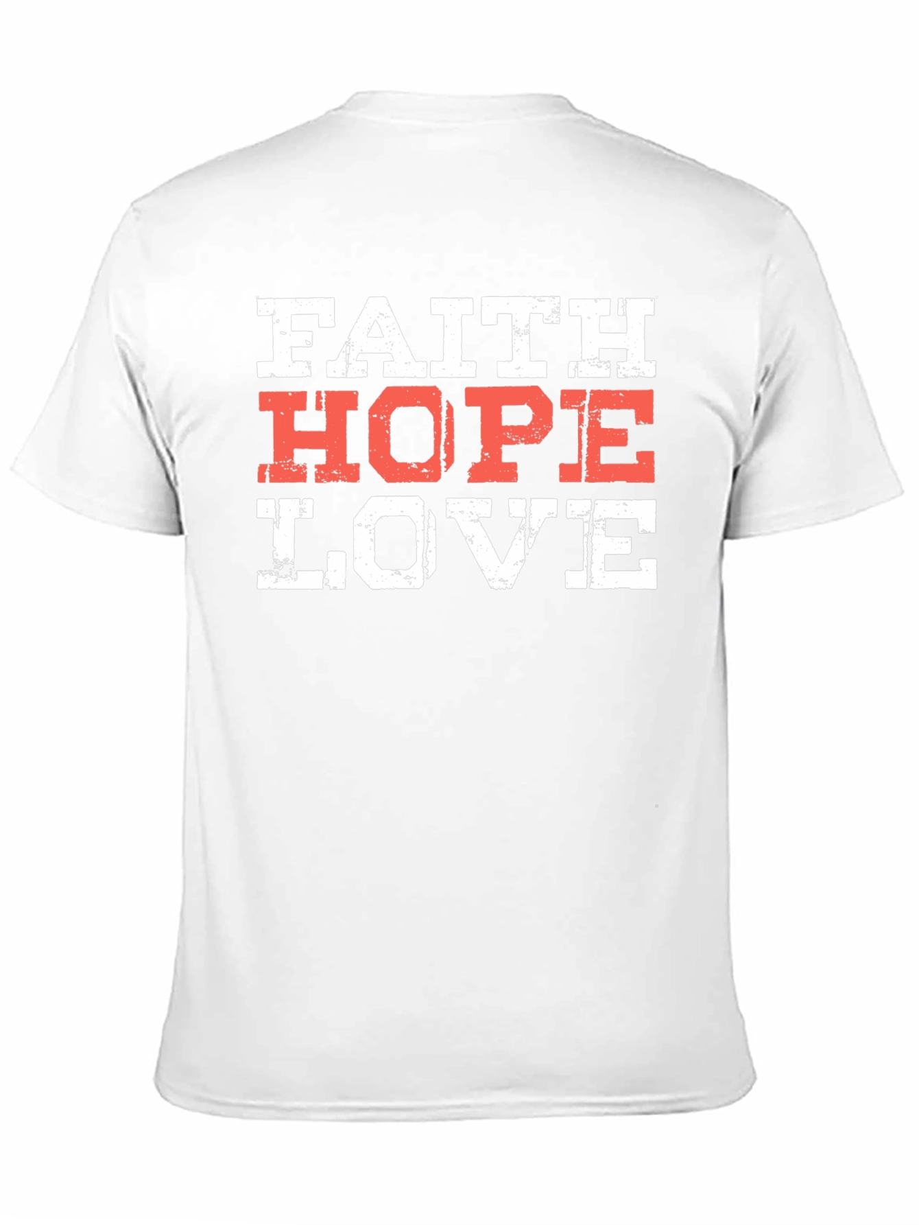 Faith Hope Love T-Shirt Christian Religious Graphic Tee