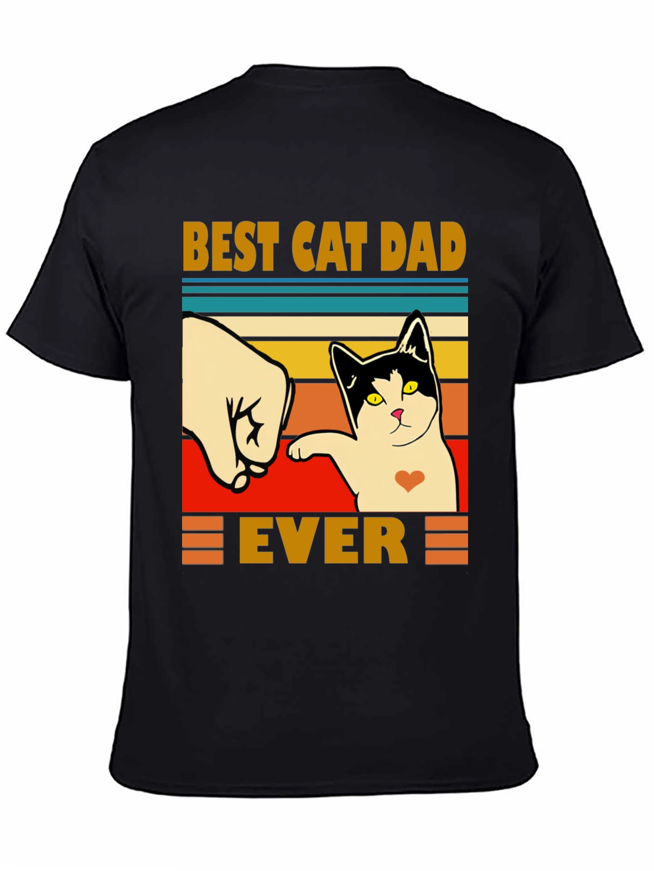 Best Cat Dad Ever T-Shirt - Fathers Day Gift