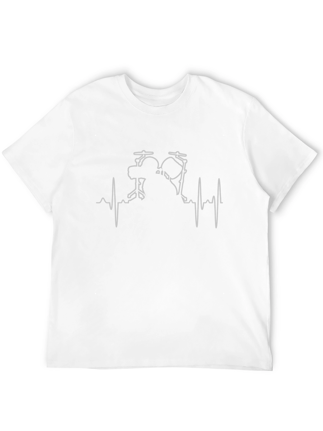 Drum Heartbeat T-Shirt - Music Lover Tee