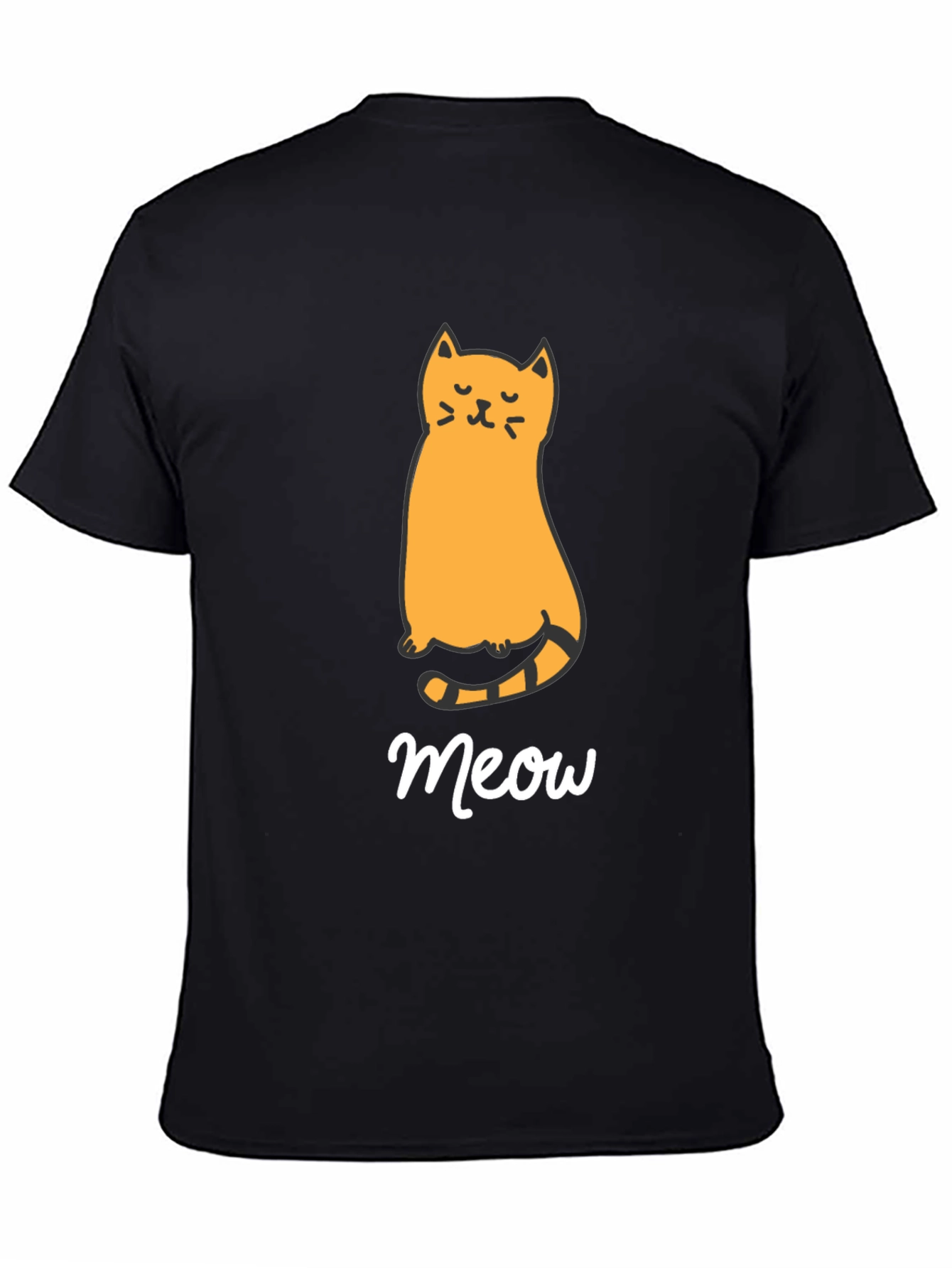 Cute Cat Meow Graphic T-Shirt
