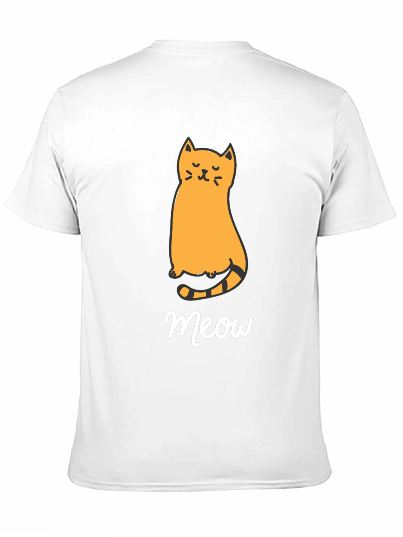 Cute Cat Meow Graphic T-Shirt