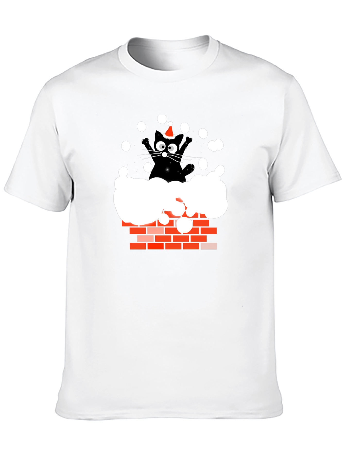 Chimney Cat Christmas T-Shirt