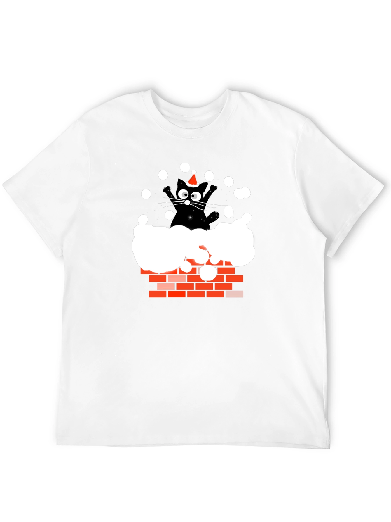 Chimney Cat Christmas T-Shirt