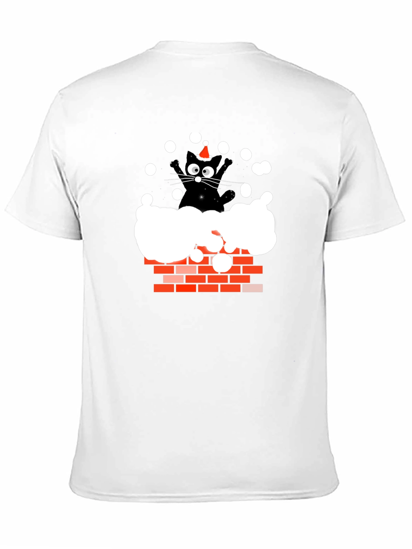 Chimney Cat Christmas T-Shirt