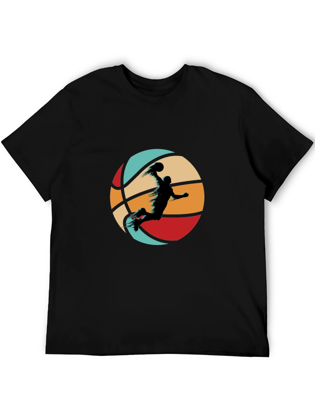 Retro Basketball Slam Dunk Graphic Tee
