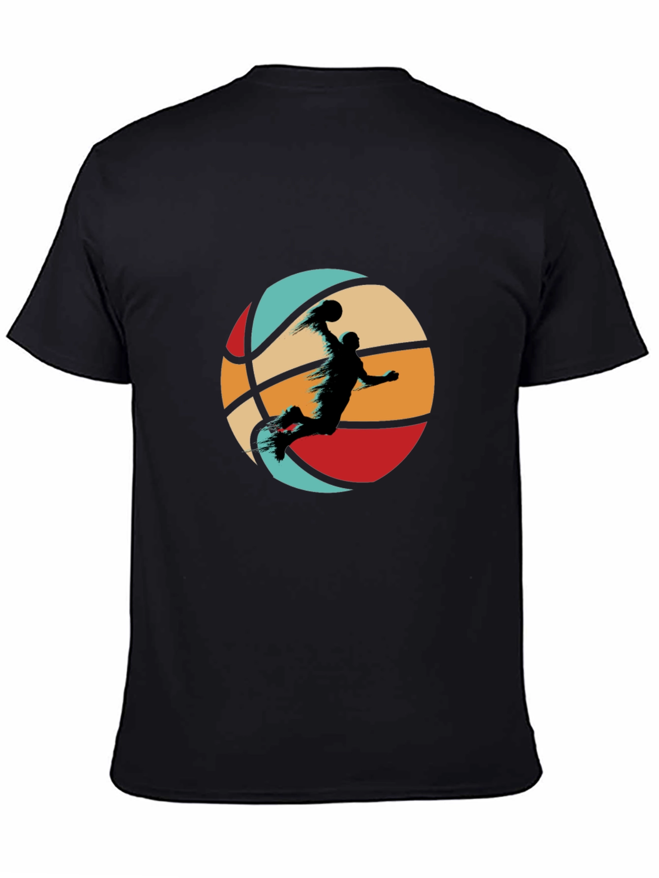 Retro Basketball Slam Dunk Graphic Tee