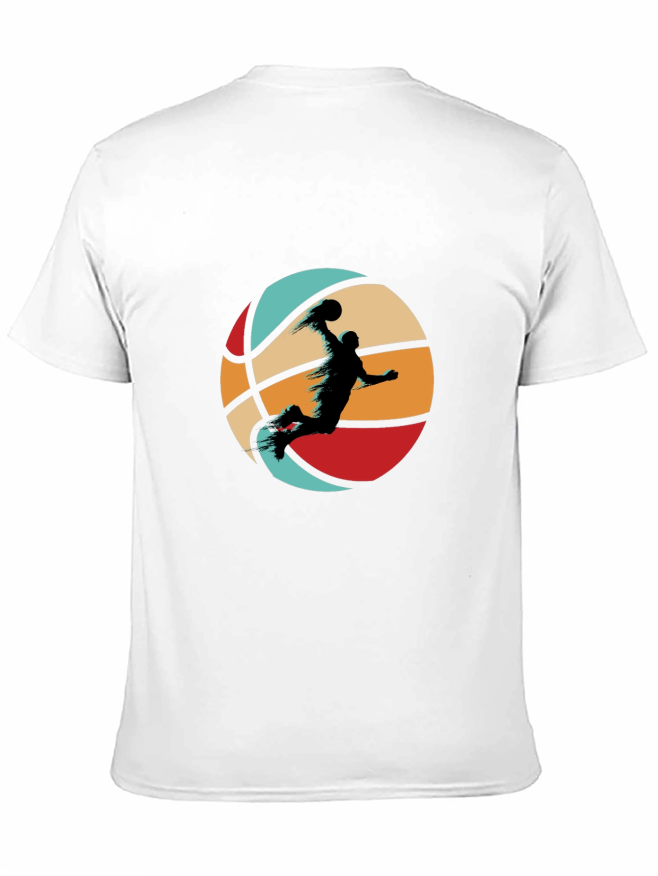 Retro Basketball Slam Dunk Graphic Tee