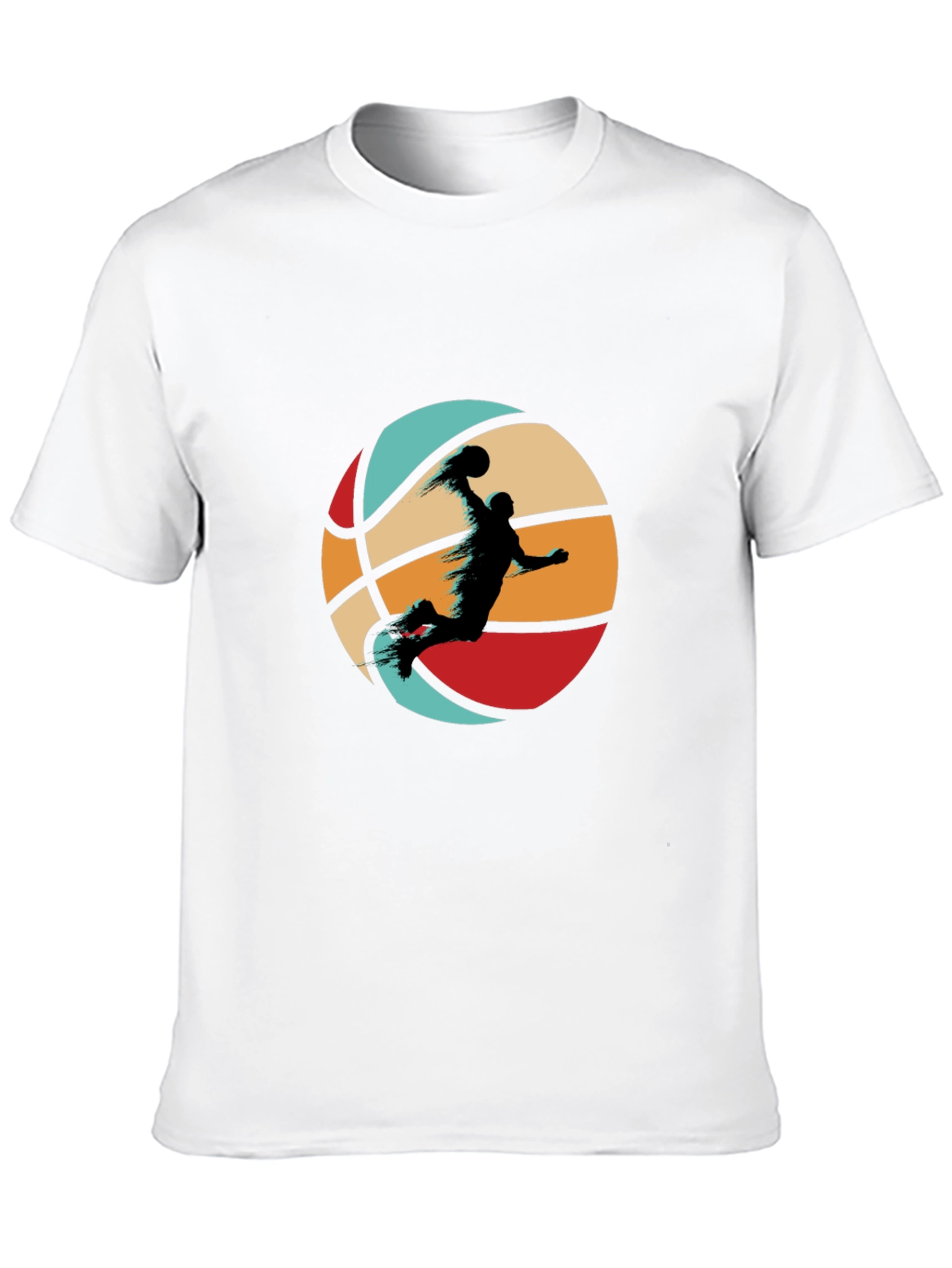 Retro Basketball Slam Dunk Graphic Tee