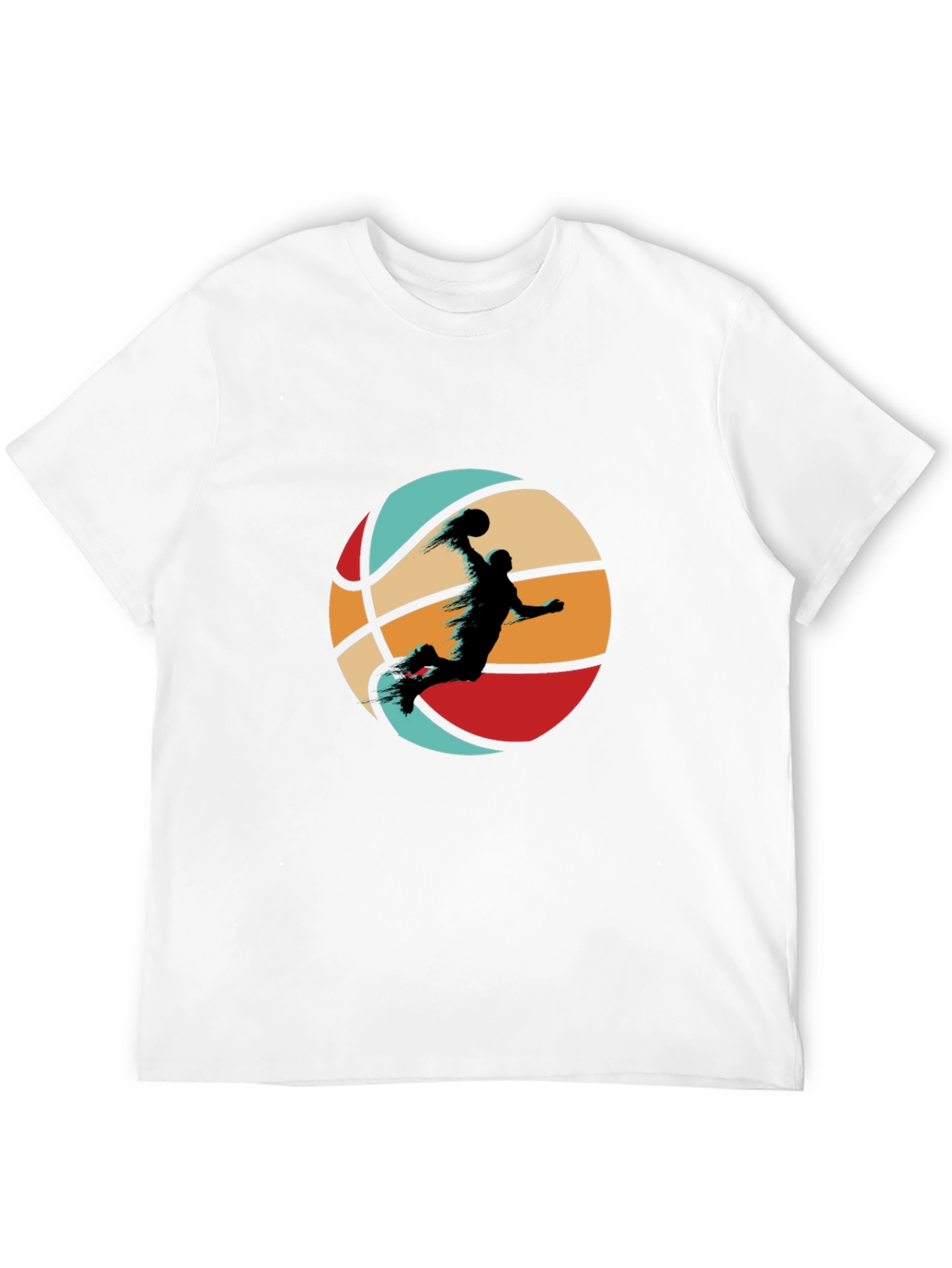 Retro Basketball Slam Dunk Graphic Tee