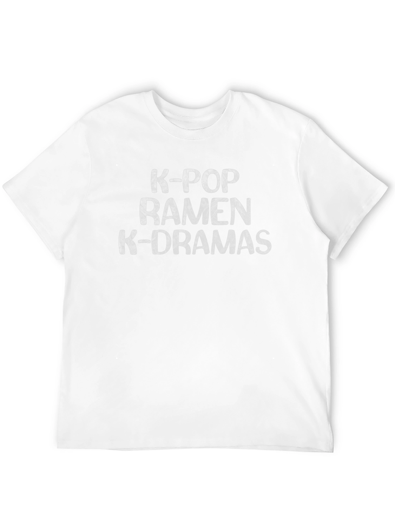 K-POP Ramen K-Dramas Black T-Shirt