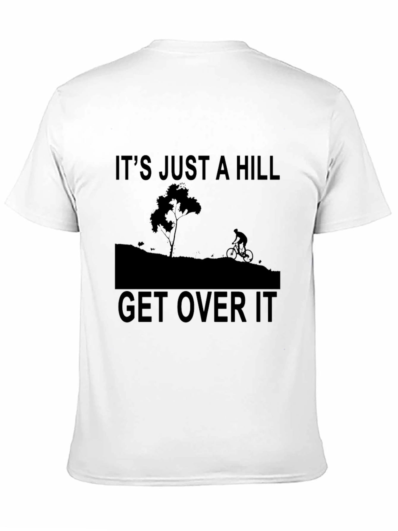 Its Just A Hill Graphic Tee - Black