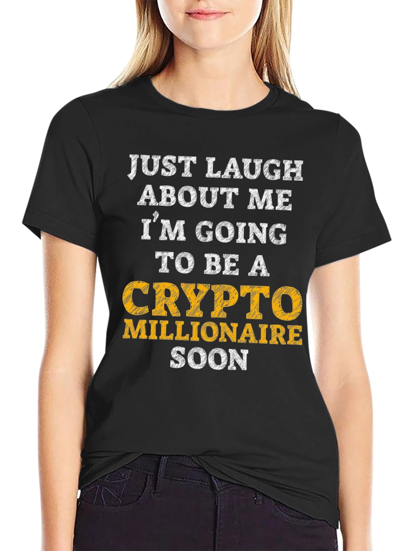 Crypto Millionaire T-Shirt Funny Bitcoin Investor Tee