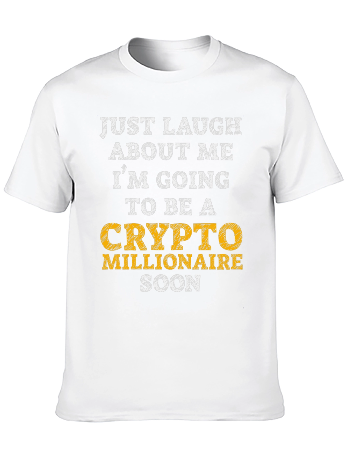 Crypto Millionaire T-Shirt Funny Bitcoin Investor Tee