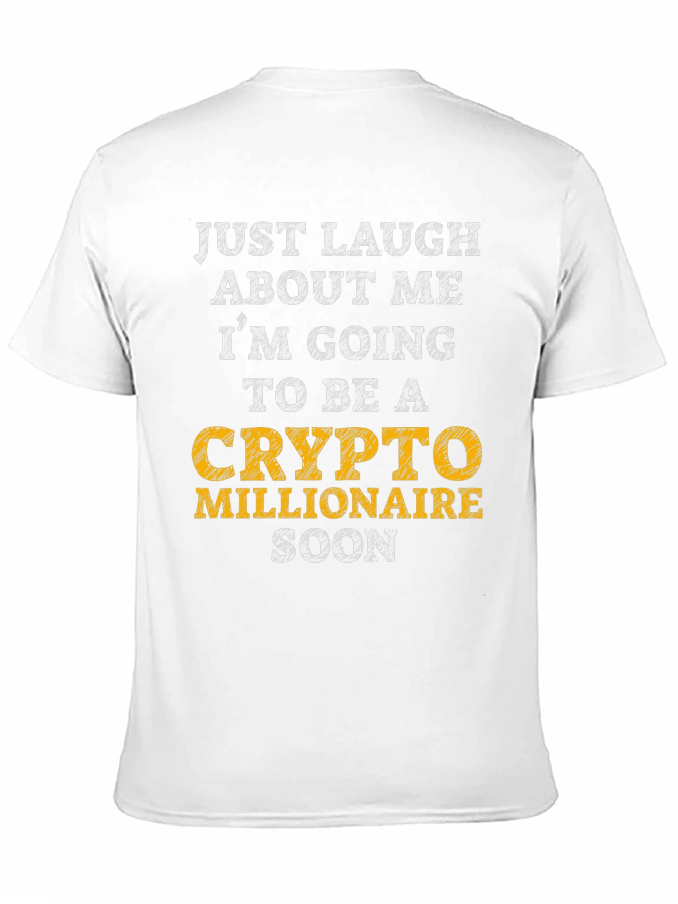 Crypto Millionaire T-Shirt Funny Bitcoin Investor Tee