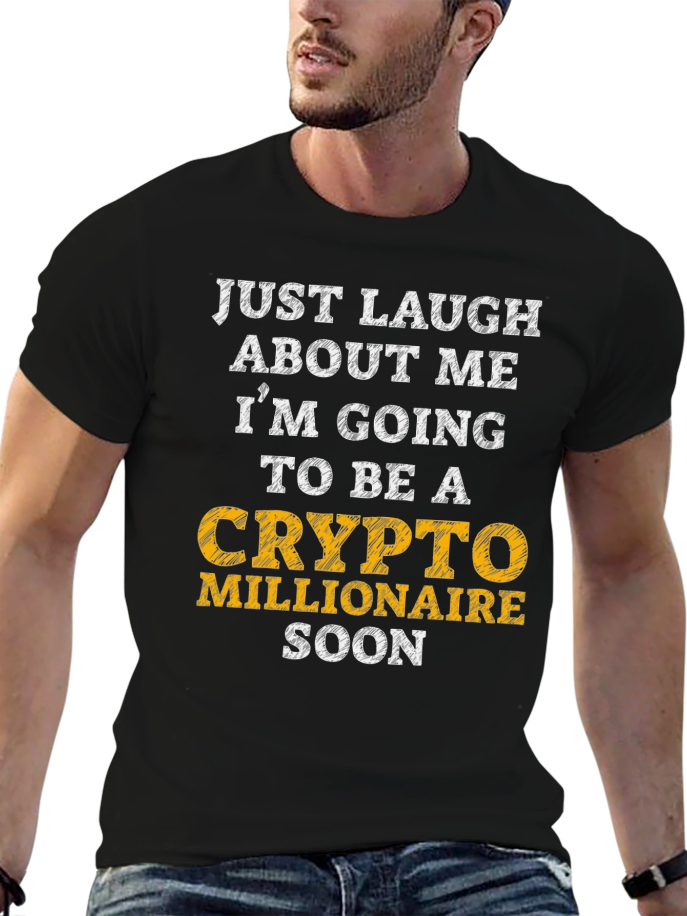 Crypto Millionaire T-Shirt Funny Bitcoin Investor Tee