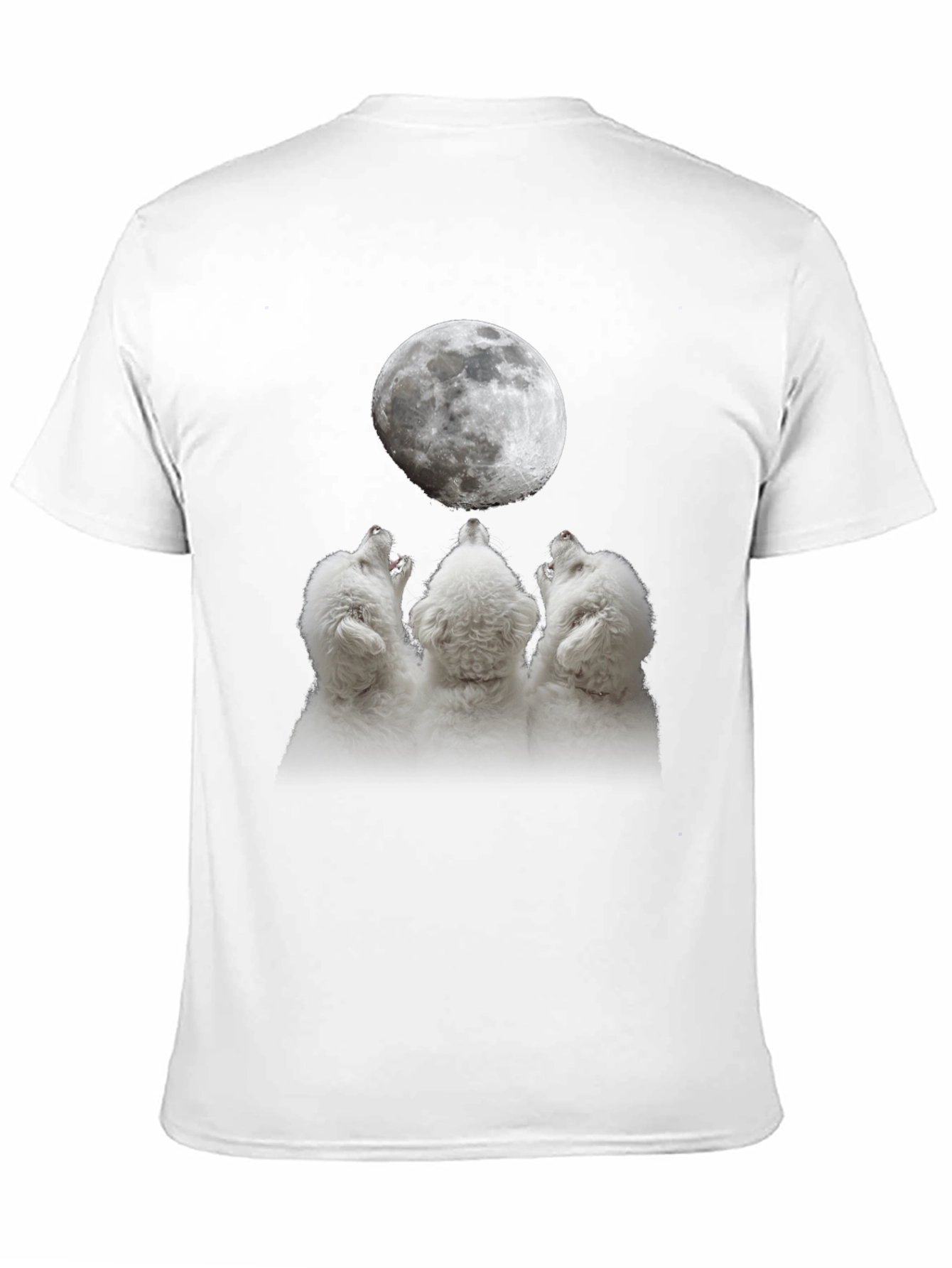 Wolf Howling Moon T-Shirt | Unique Graphic Tee