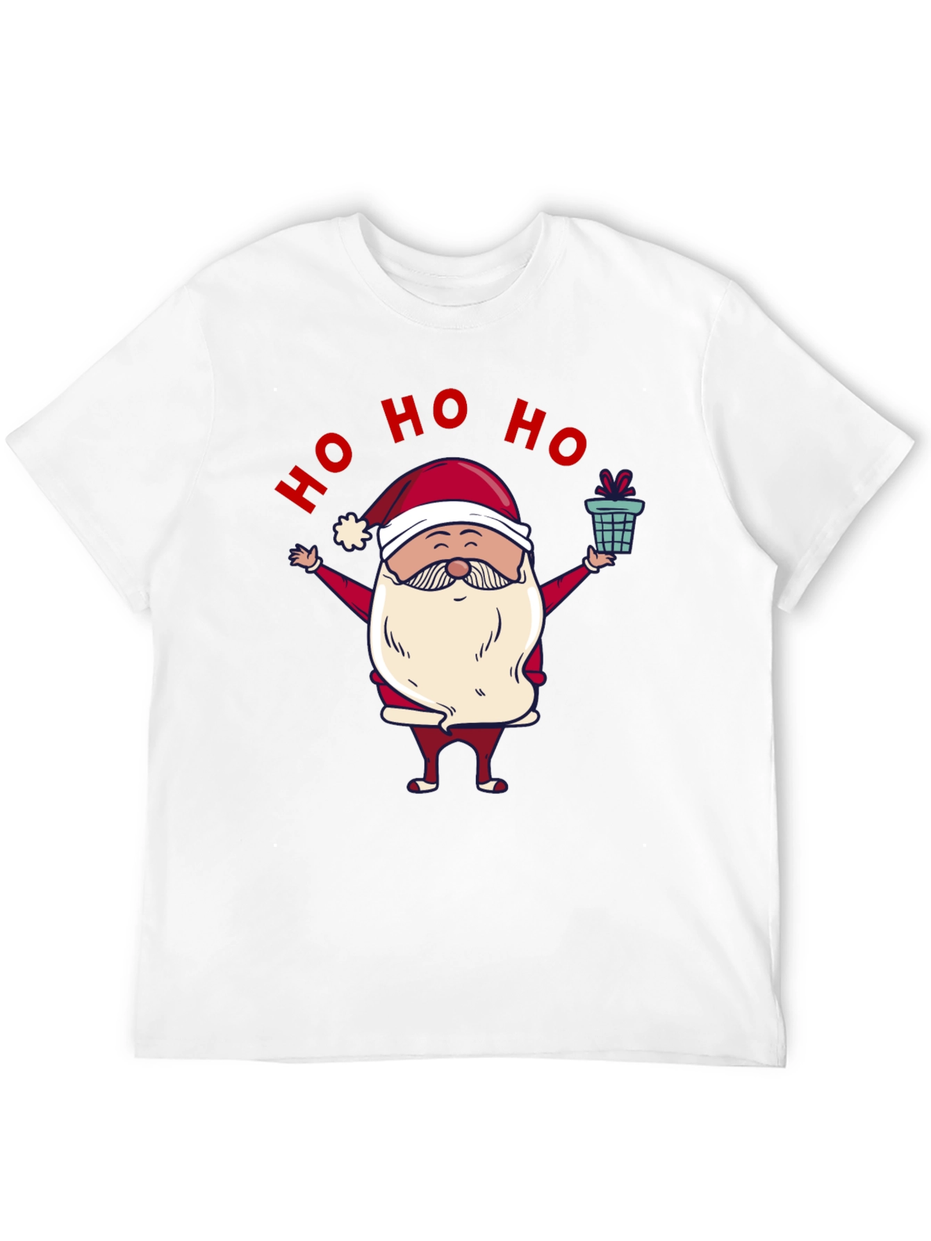 Festive Santa T-Shirt - Ho Ho Ho!