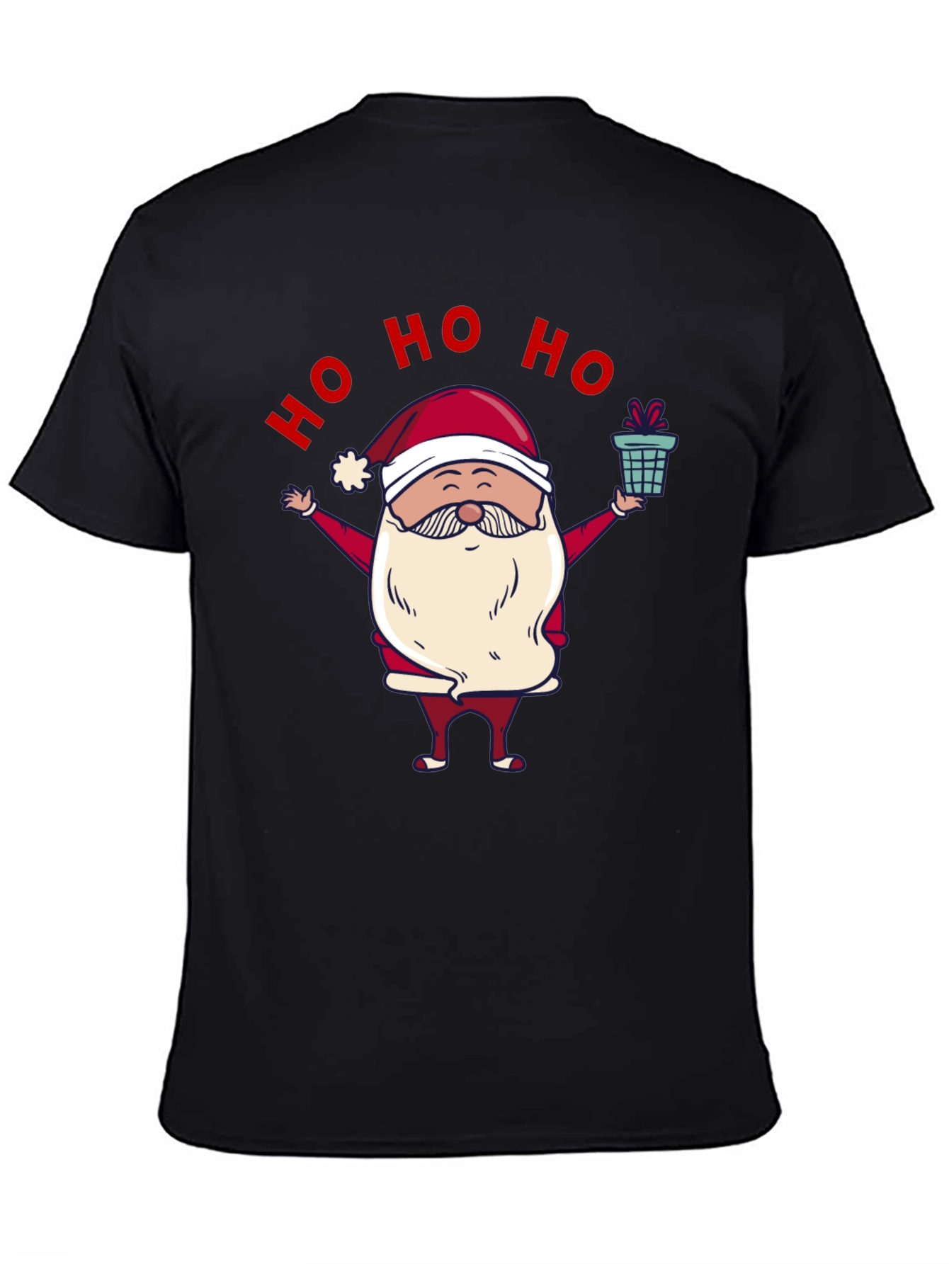 Festive Santa T-Shirt - Ho Ho Ho!