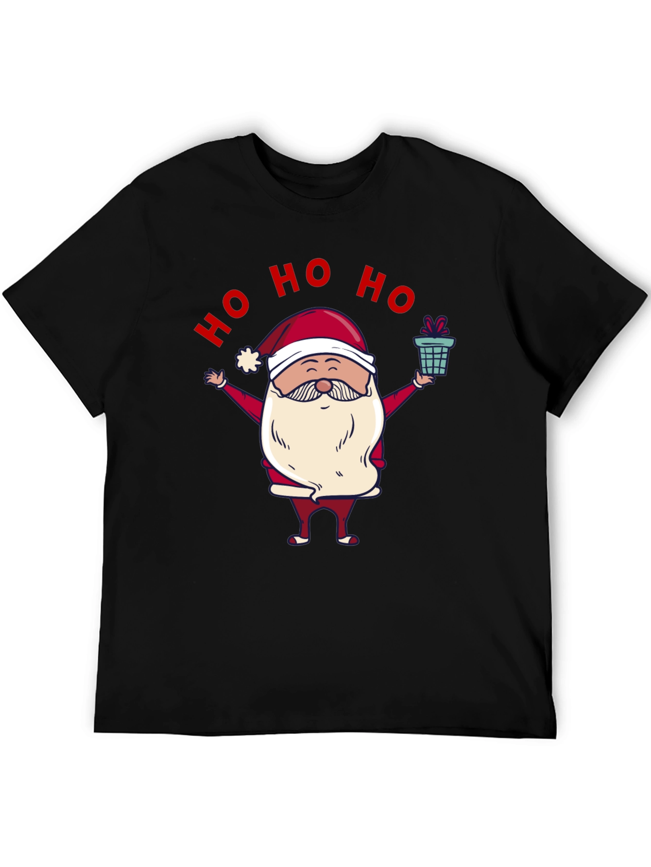 Festive Santa T-Shirt - Ho Ho Ho!