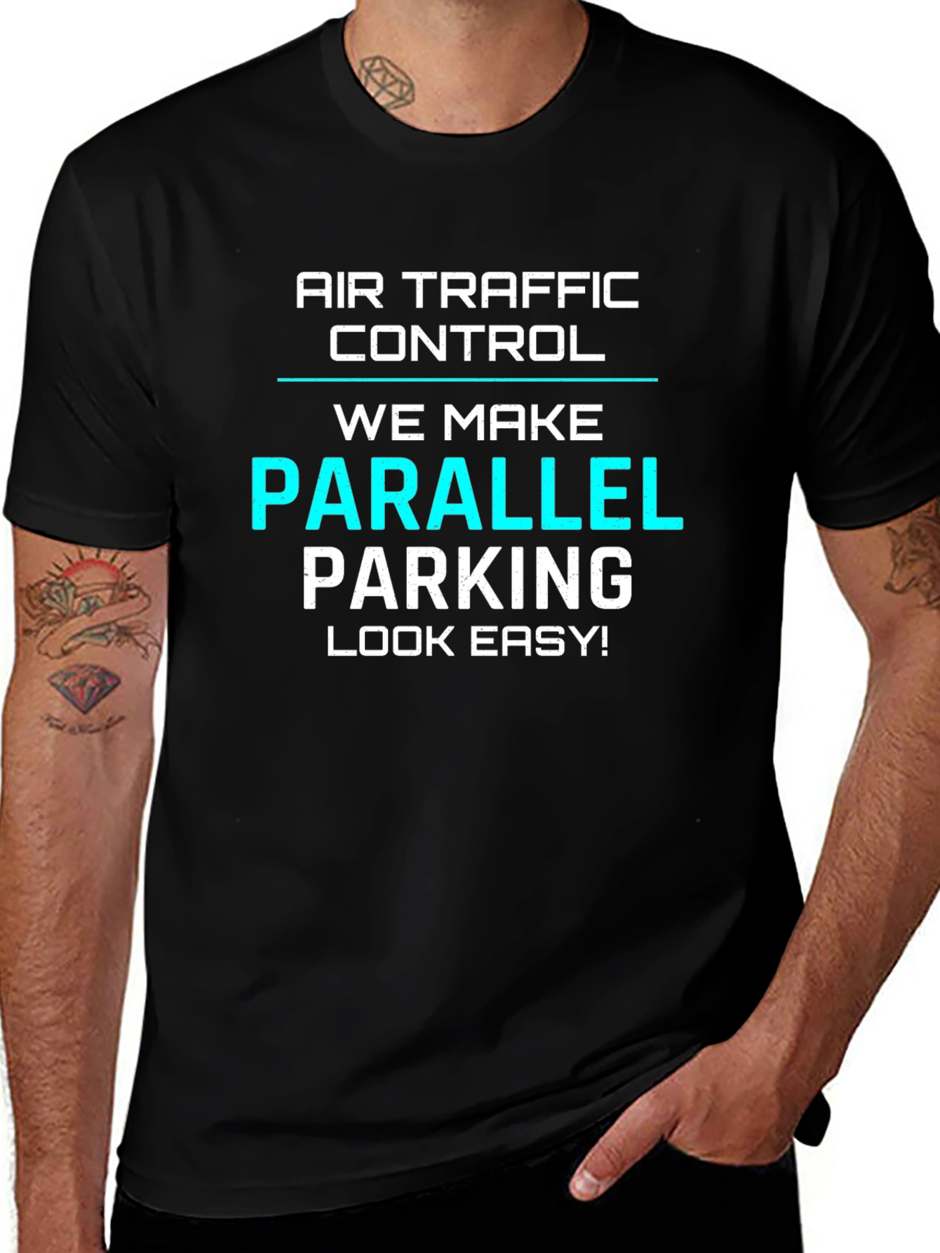 Air Traffic Control Parallel Parking Graphic Tee