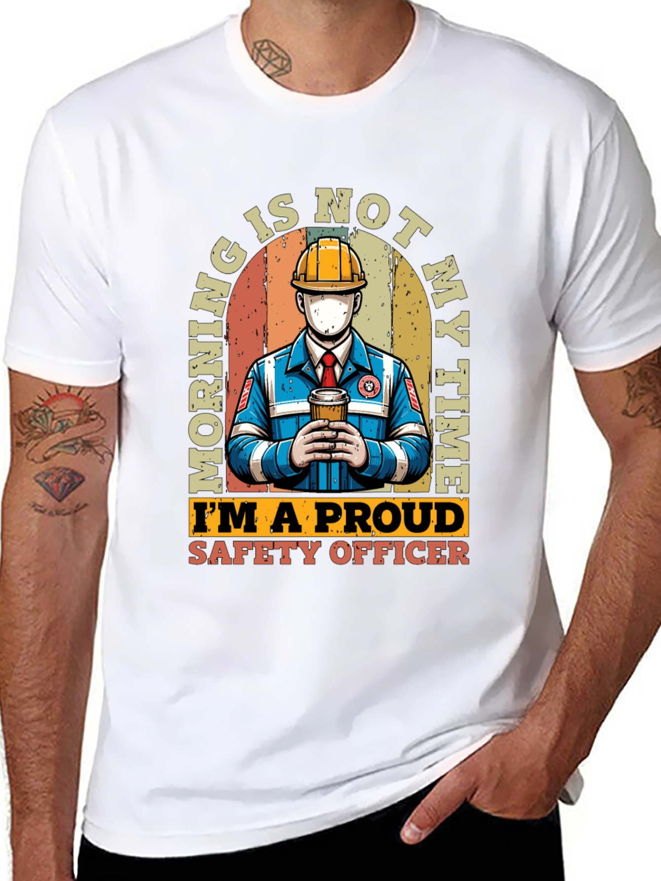 Safety Officer T-Shirt: Morning Is Not My Time