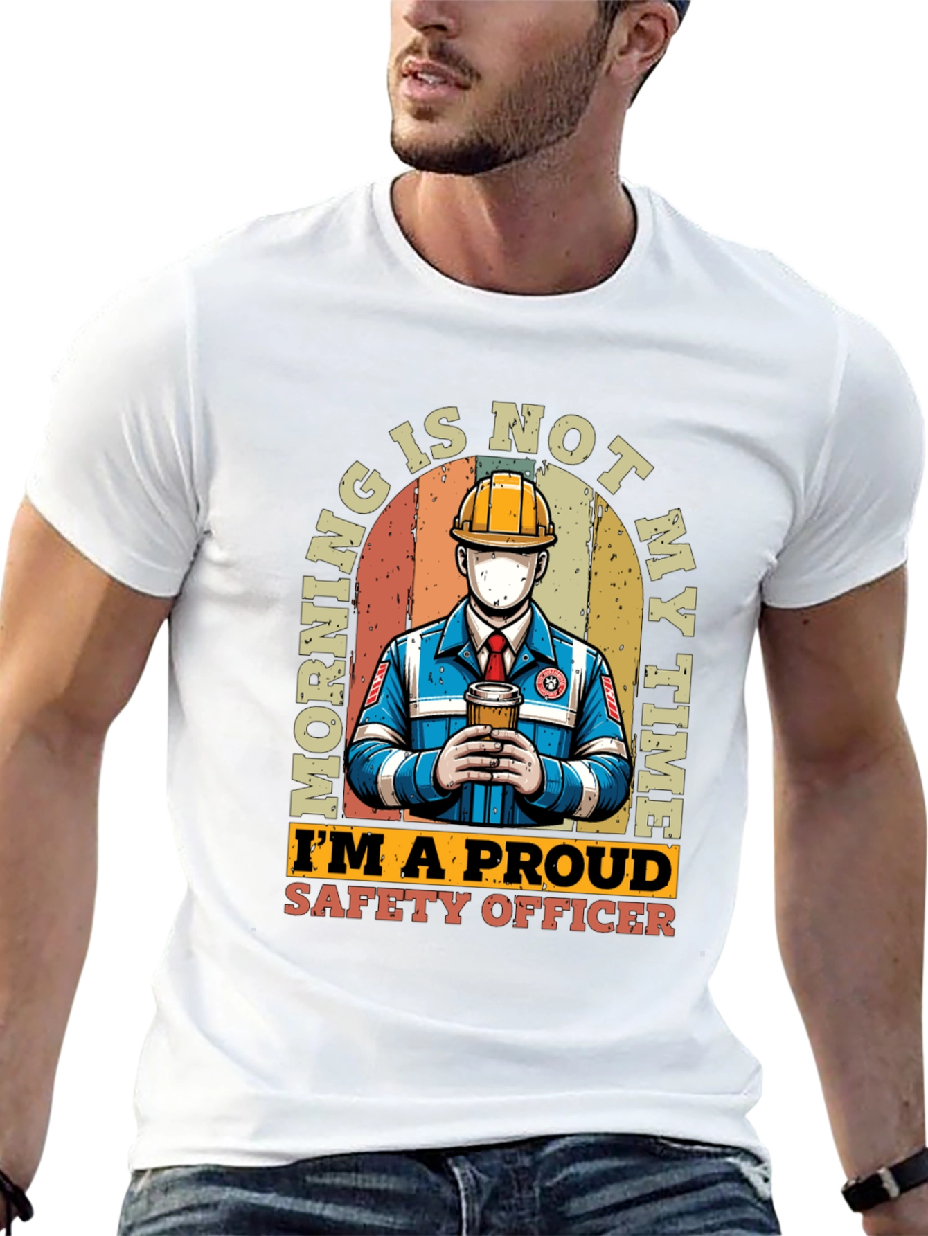 Safety Officer T-Shirt: Morning Is Not My Time