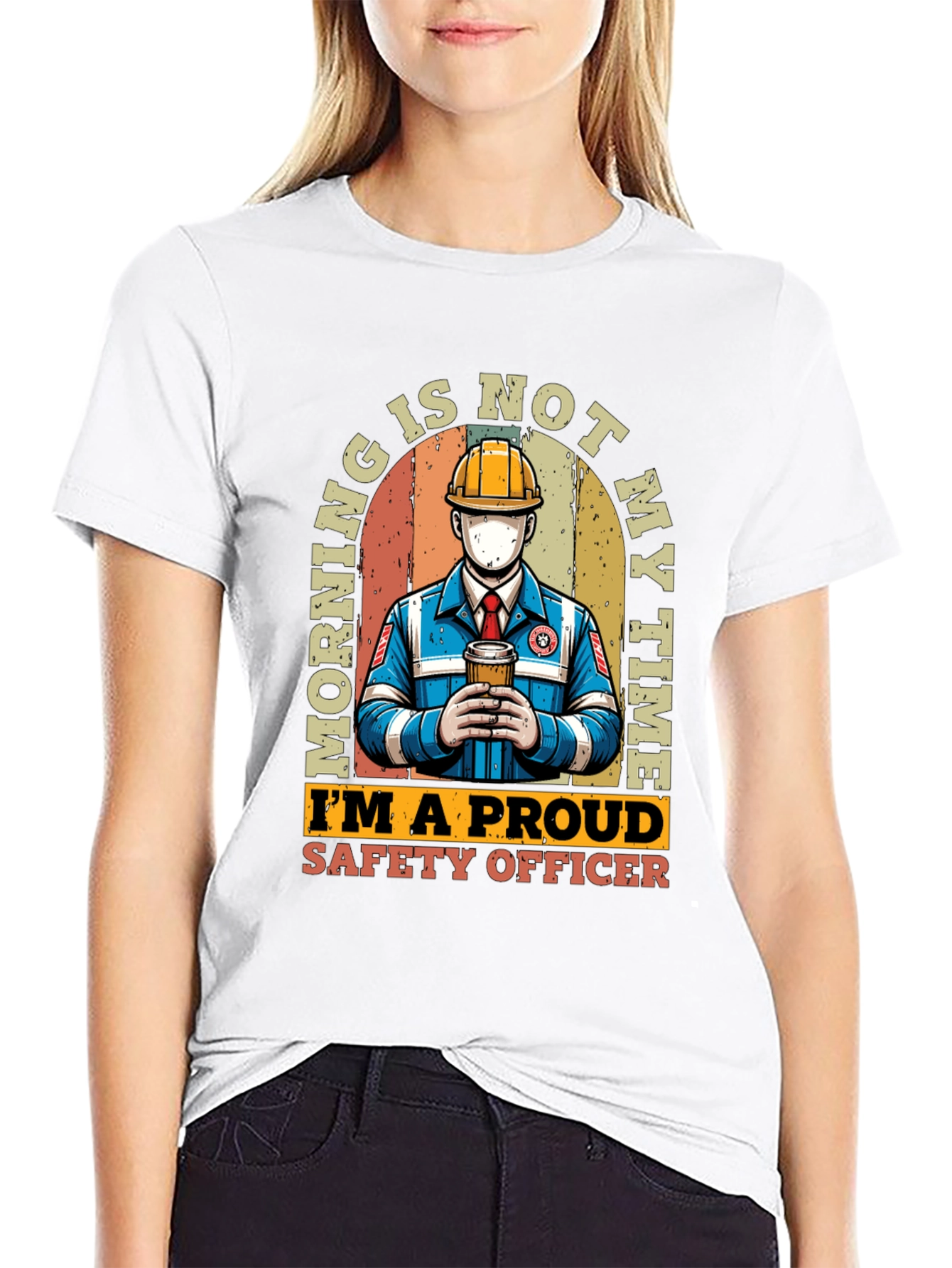 Safety Officer T-Shirt: Morning Is Not My Time